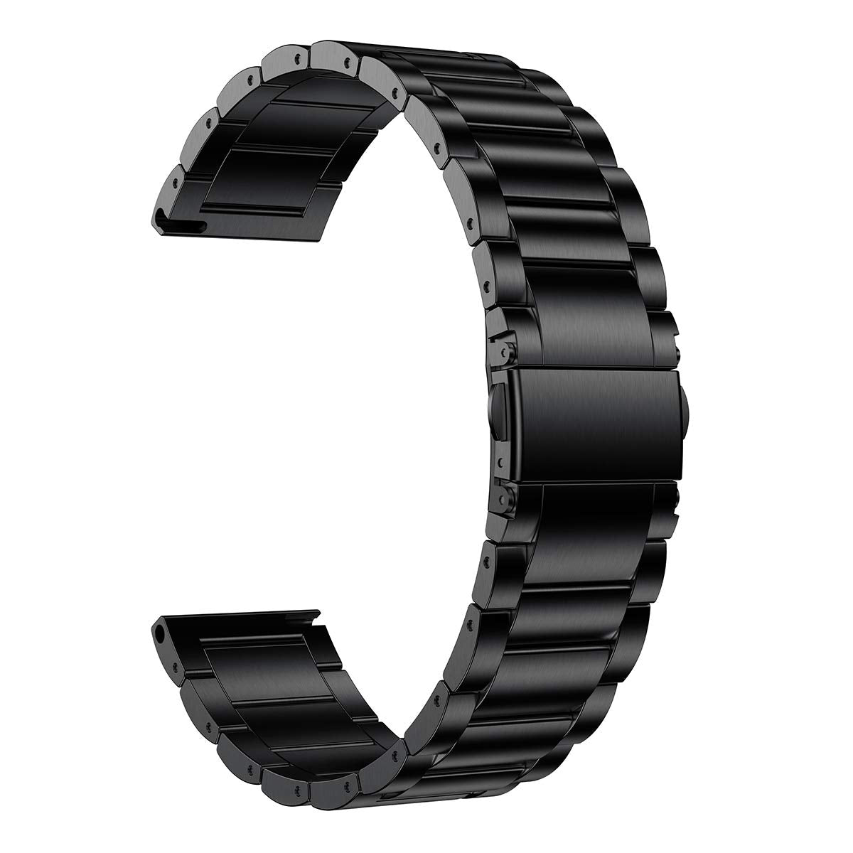 Ldfas Compatible For Fossil 22Mm Band, Stainless Steel Metal Strap Compatible For Fossil Gen 6/5 Carlyle/Julianna/Garrett Hr, Q