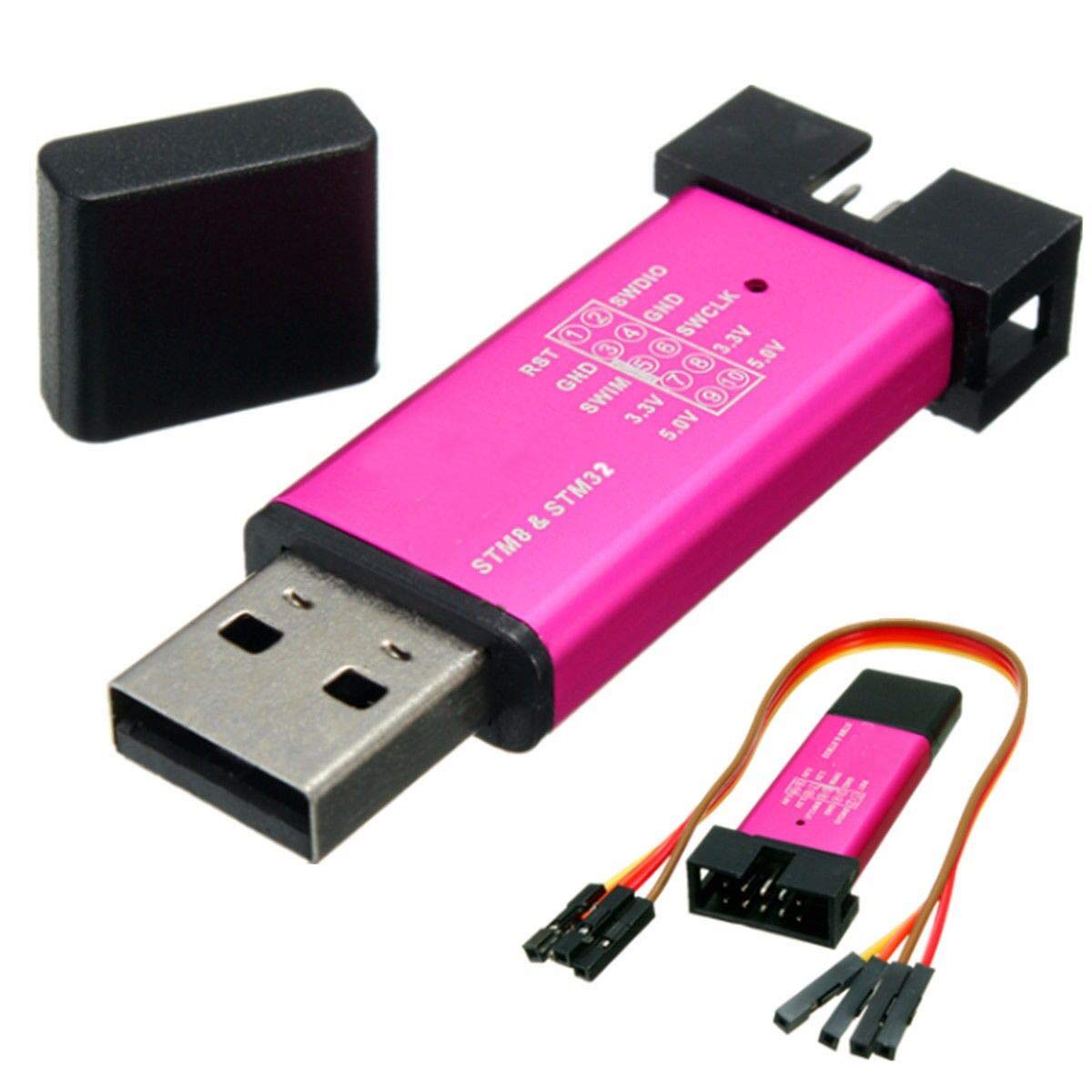 Hiletgo St Link V2 Emulator Downloader Programmer Stm32F103C8T6 Stm8 Stm32 With Cable (Random Color)