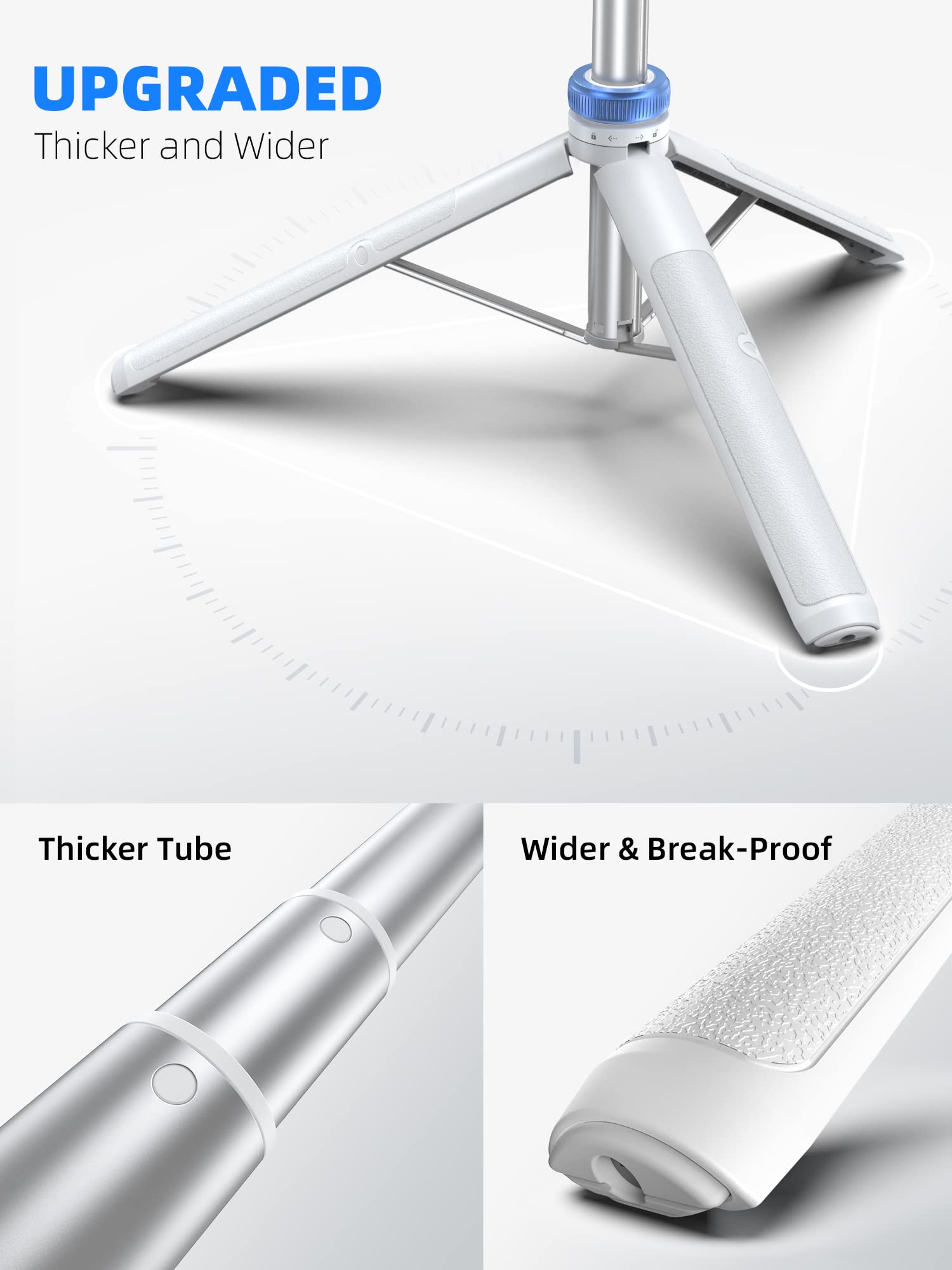 Kaiess 62'' Tripod For Iphone, Selfie Stick Tripod & Phone Tripod Stand With Remote, Cell Phone Tripod For Iphone, Extendable Tr