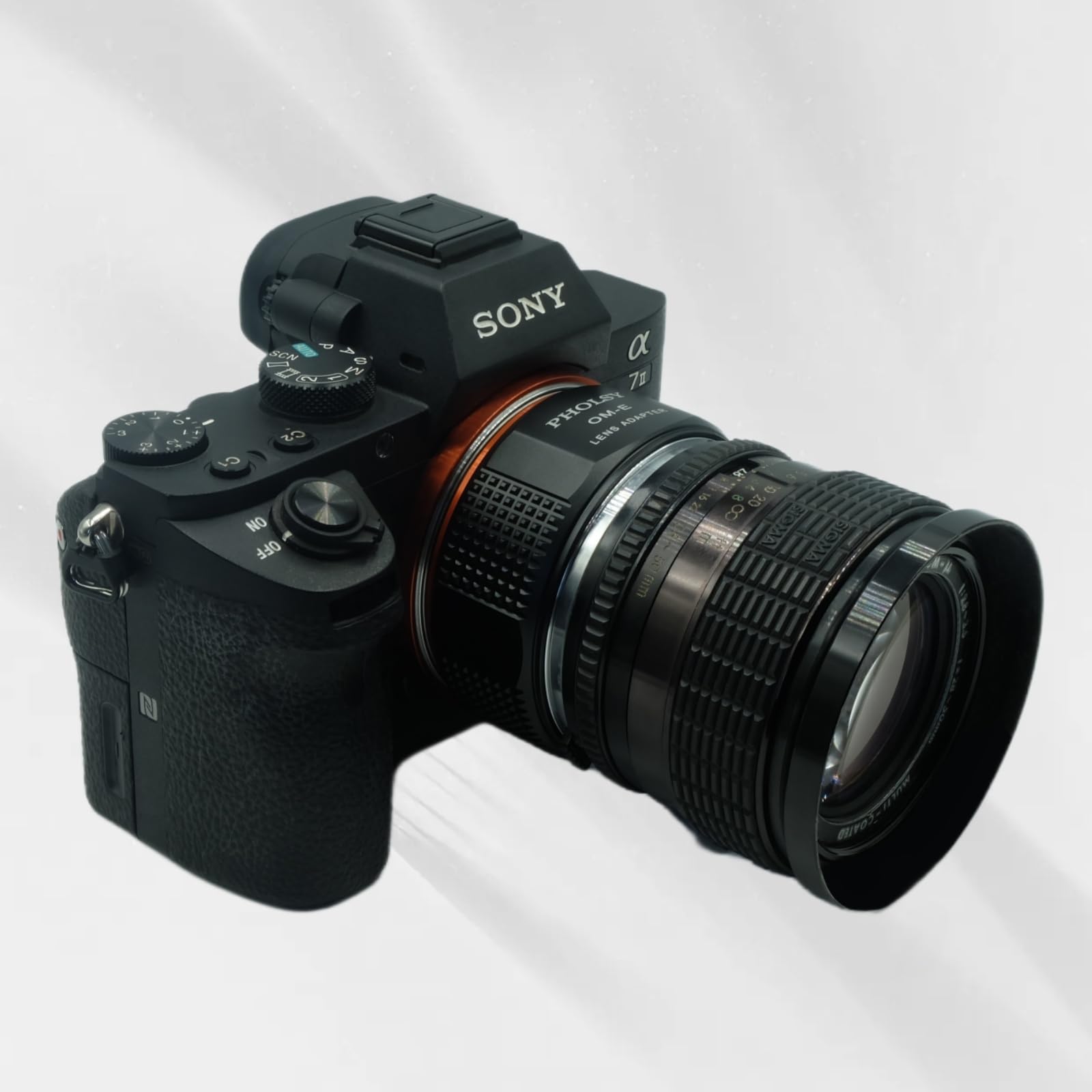 Pholsy Lens Mount Adapter Compatible With Olympus Zuiko Om Lens To E Mount Camera Compatible With Sony A1 A9Ii A7S Iii/Ii, A7R V