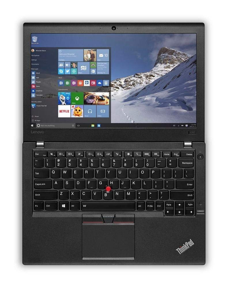 Lenovo Thinkpad X260 Business Laptop,12.5 Ips Anti-Glare Fhd, Intel Core I7-6600U, 256Gb Ssd, Windows 10 Pro