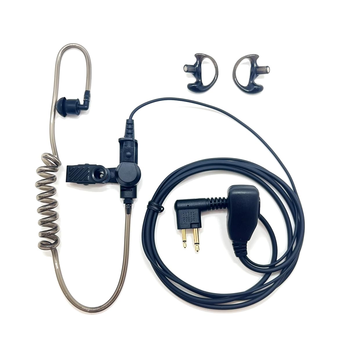 Walkie Talkies Earpieces With Mic 2 Pin Covert Air Acoustic Tube Headset For Motorola Walkie Talkie Rdm2070D Cp200 Cp200D Bpr40