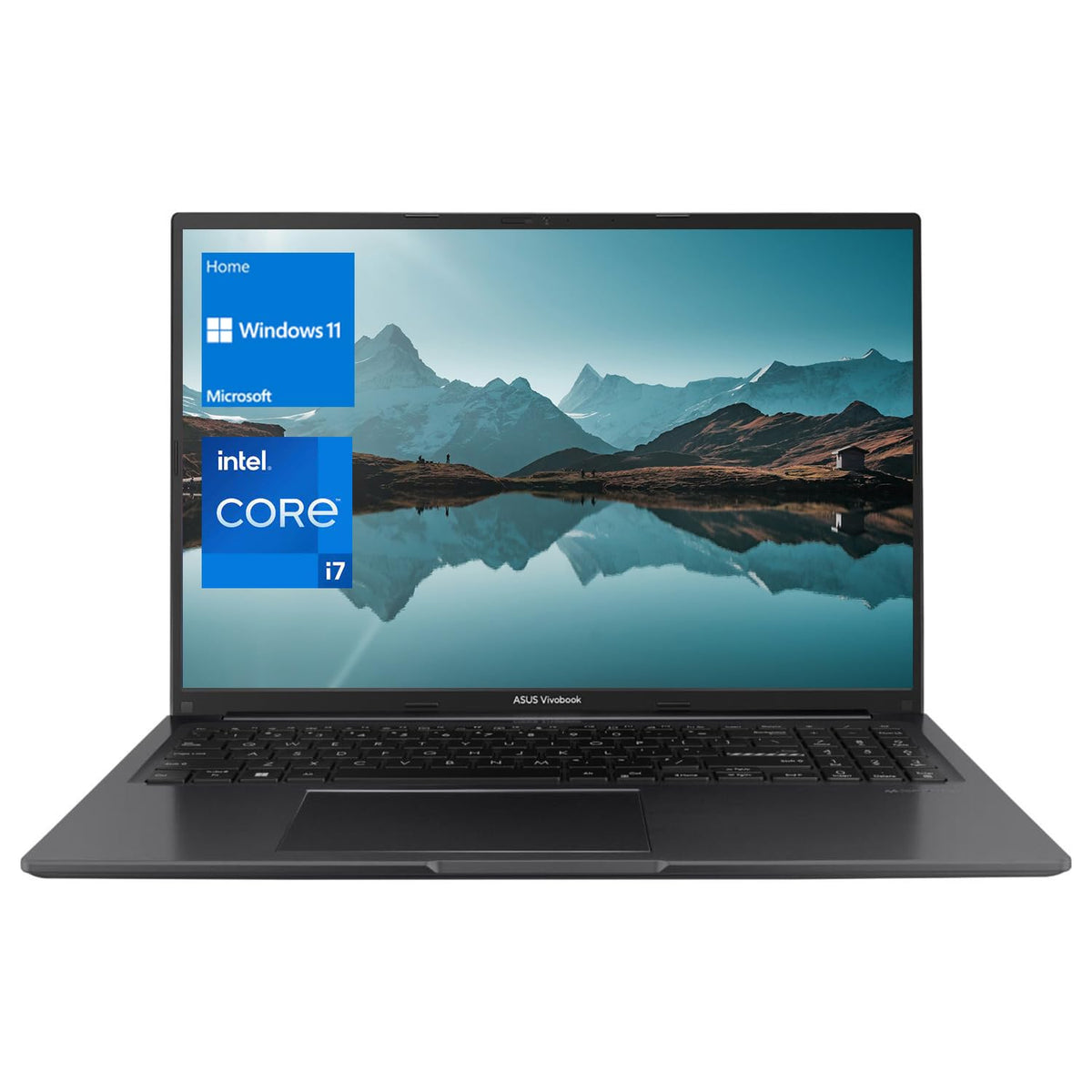 Asus Vivobook Laptop, 16'' Fhd+ (1920 X 1200) Display, Intel Core I7 1255U Processor, 24Gb Ram, 1Tb Ssd, Webcam, Hdmi, Wi Fi, Wi