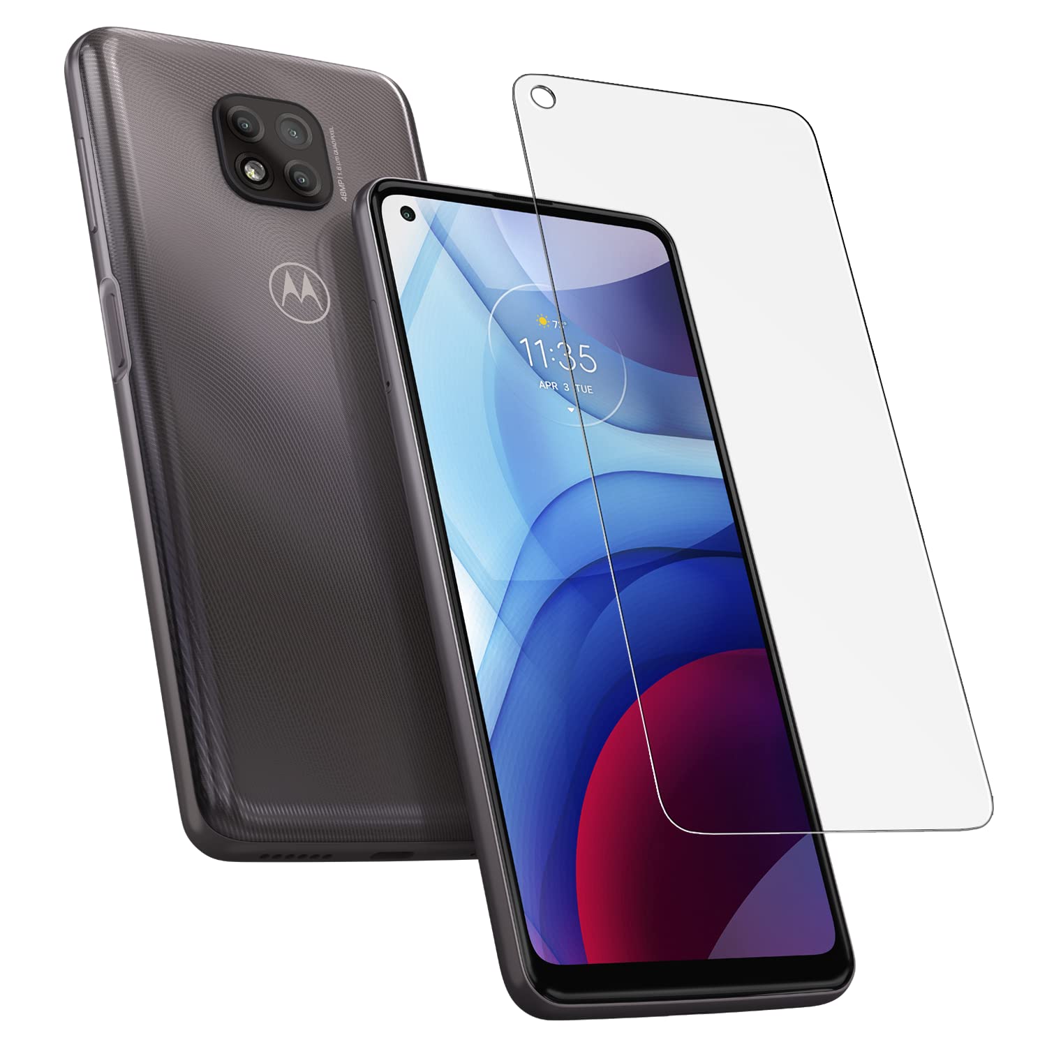 Motorola Moto G Power (2021 Version) Screen Protector  Strong 9H Tempered Glass, Anti Fingerprints, Anti Scratch, Anti Smudge [N