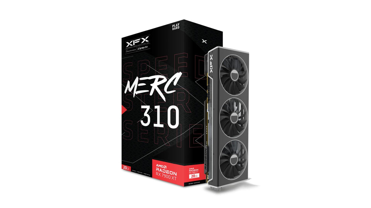 Xfx Speedster Merc310 Amd Radeon Rx 7900Xt Ultra Gaming Graphics Card With 20Gb Gddr6, Amd Rdna 3 Rx-79Tmercu9