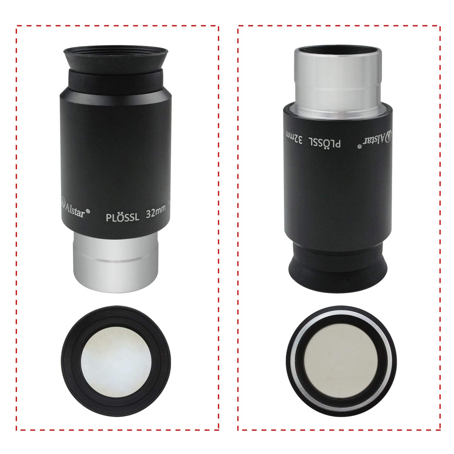 Alstar 1.25 Inch Plossl Telescope Eyepiece   32Mm Fully Multicoated Optical Lens For 1.25Inch Astronomic Telescope And Astronomy