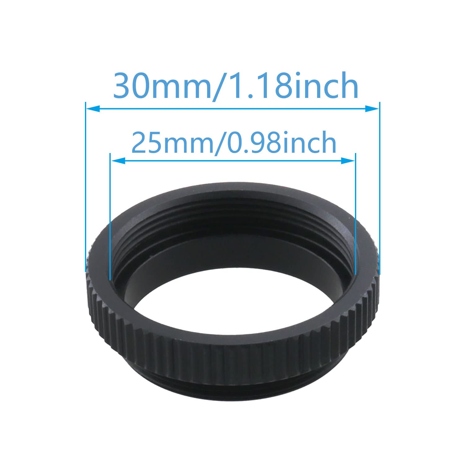 Camera C Mount Lens Adapter Zczqc 5Mm C To Cs Extension Tube For Cctv Security Cameras C Cs Mount Adaptor Spacer Ring