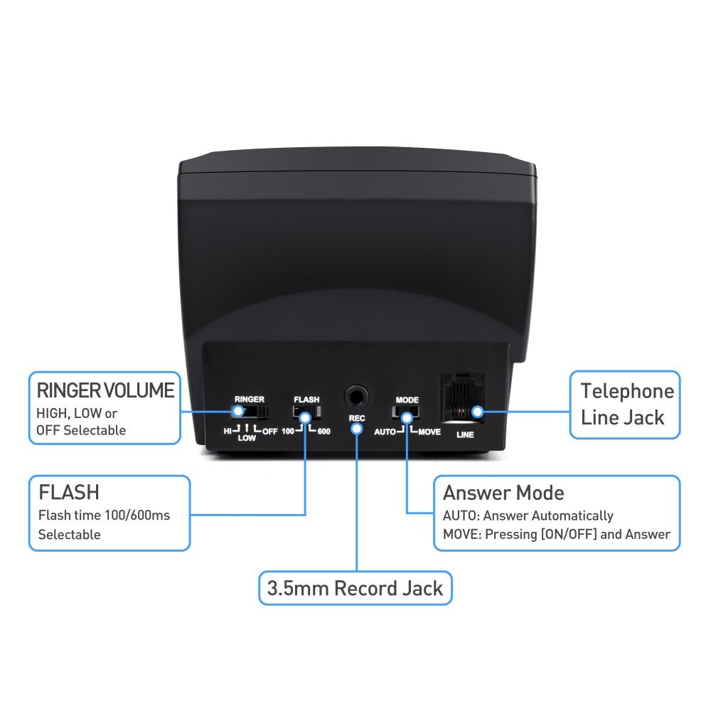 Callany Call Center Telephone With Noise Cancellation Headset (Ht500)