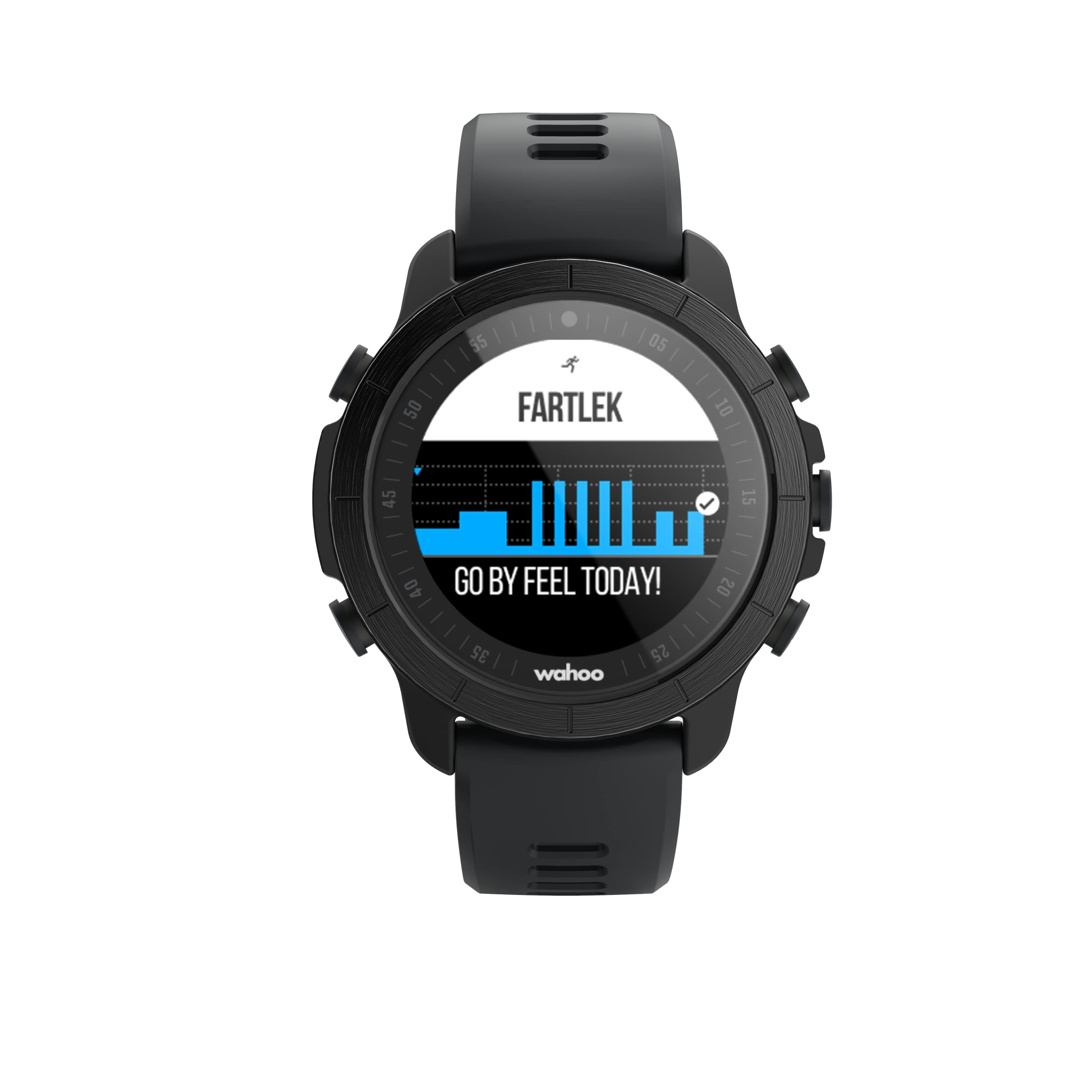 Wahoo ELEMNT Rival Charcoal Grey GPS Smartwatch for Running and Multisport - Advanced Fitness Tracker and Smart Technology