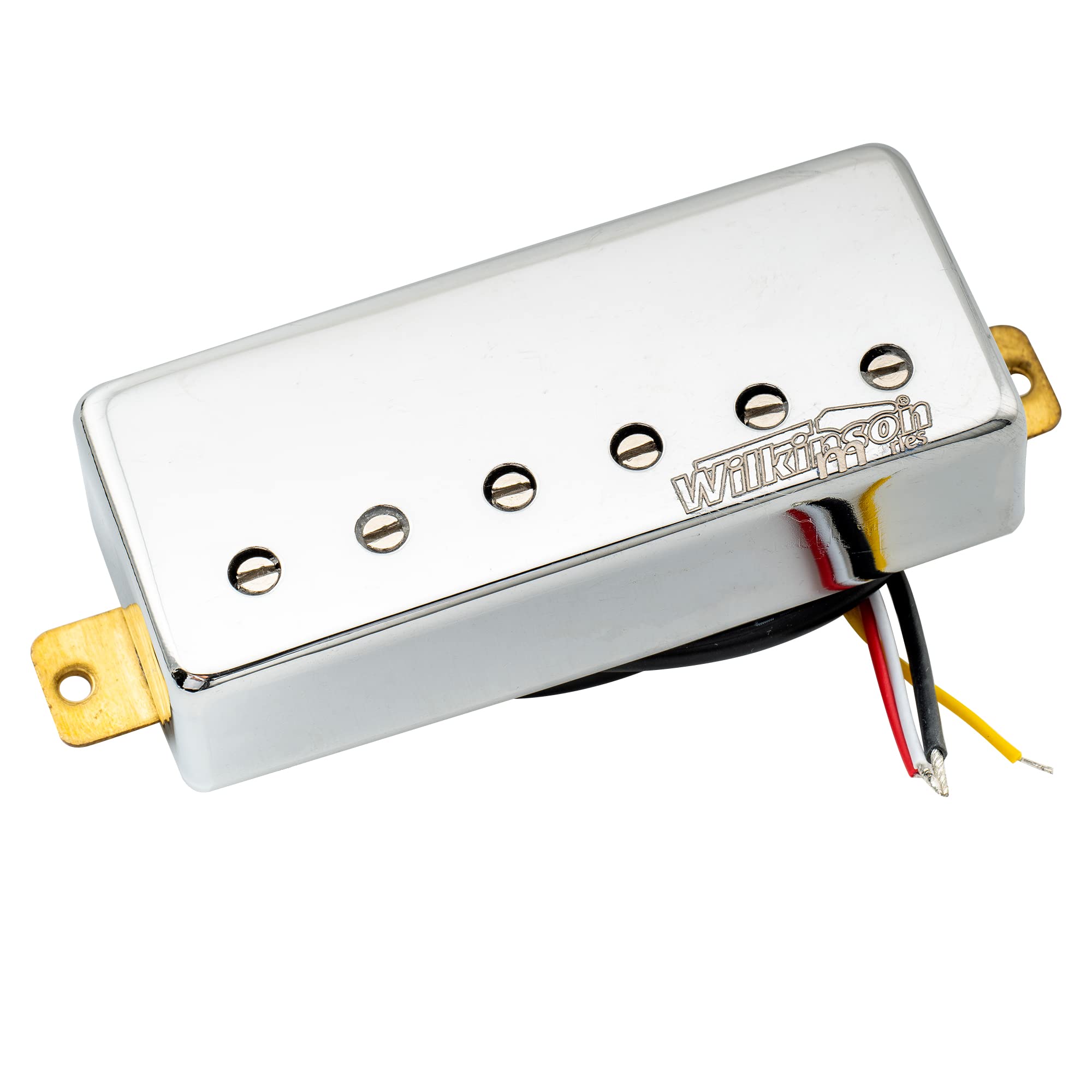 Wilkinson M Series Ceramic Mini Humbucker Electric Guitar Bridge Pickup For Les Paul/Fire Bird, Chrome