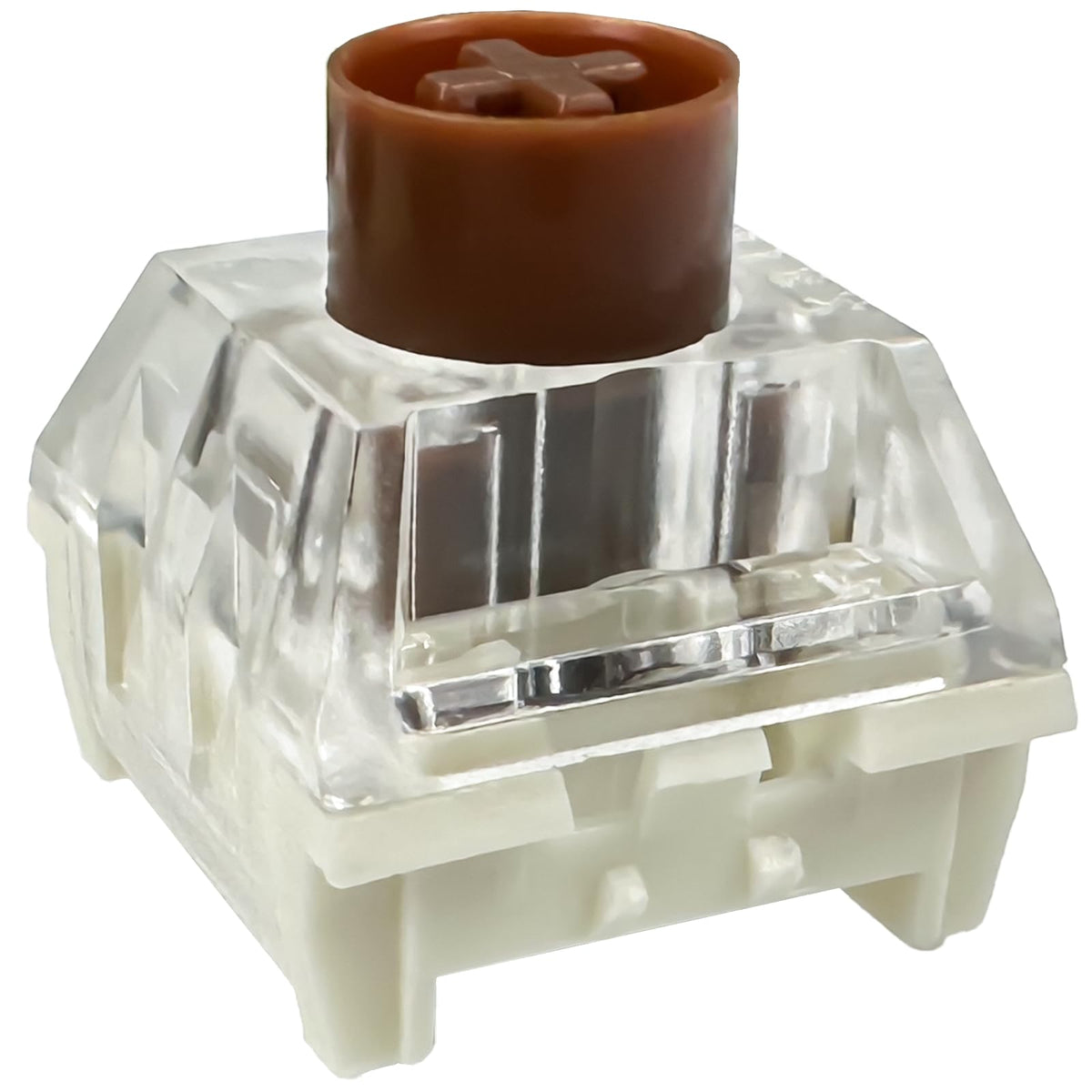 Zjmehty Silent Keyboard Switches,Kailh Box Silent Brown Switches For Mechanical Keyboard,3 Pin 45Gf Tactile/Typing&Gaming/Waterp