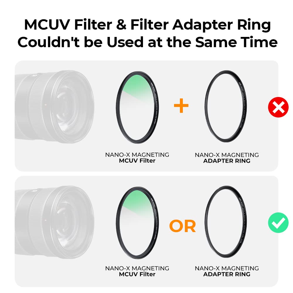 K&F Concept 52mm Magnetic MCUV CPL ND1000 Nano-X Series Lens Filters Kit KF-FT1620