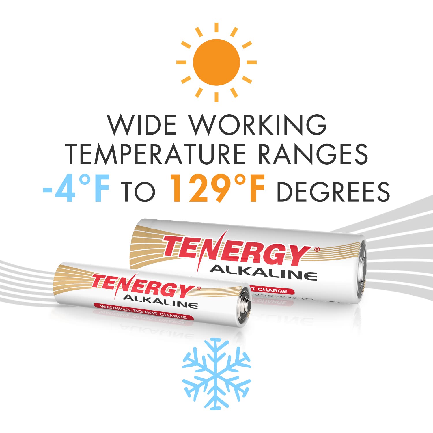 Tenergy Combo 48Xaa 24Xaaa 1.5V Alkaline Batteries, High Performance Aa/Aaa Non-Rechargeable Battery For Clocks, Remotes, Toys &