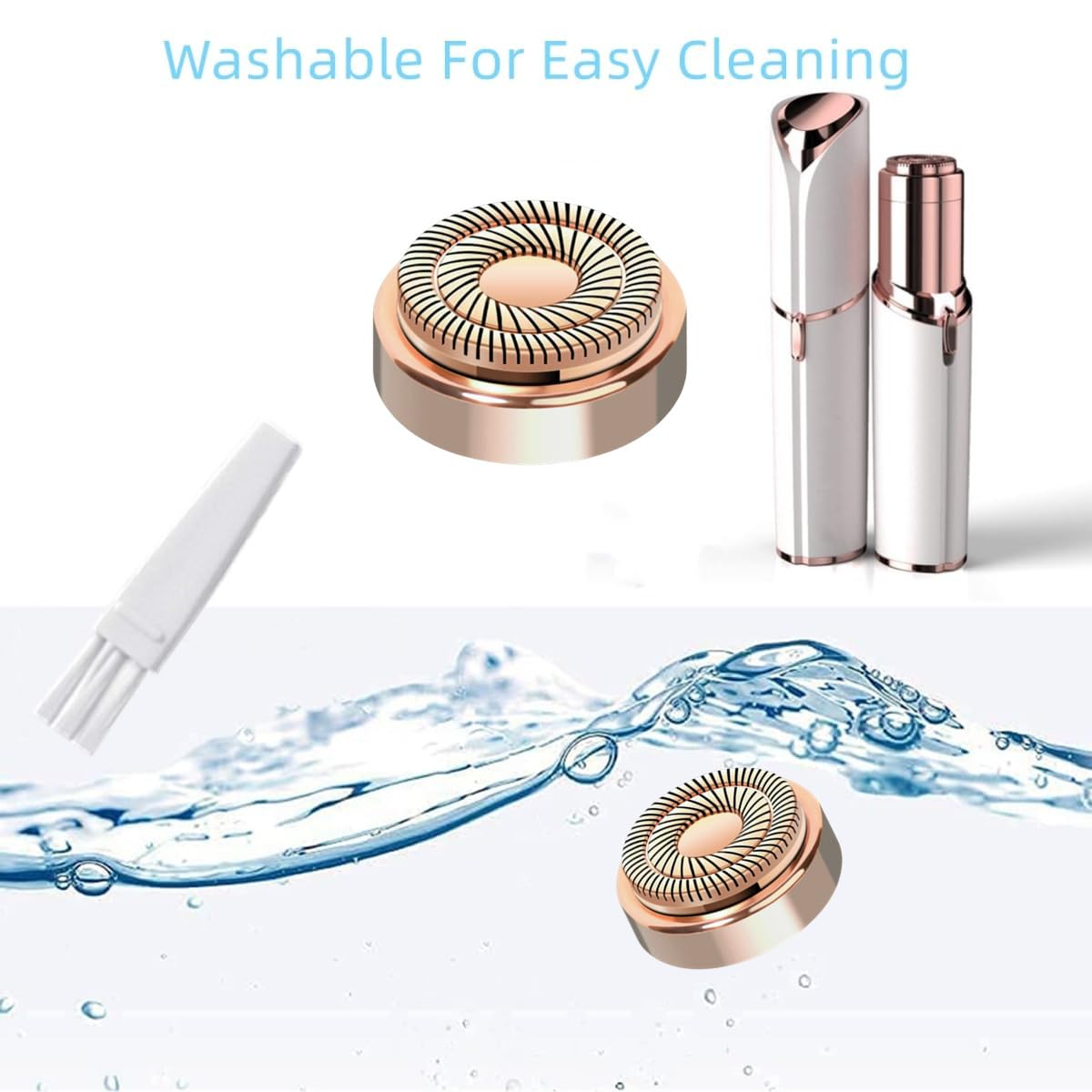 Generation 2 Replacement Heads For Flawless Facial Hair Remover Compatible With Flawless Replacement Heads,Fit For Flawless Repl