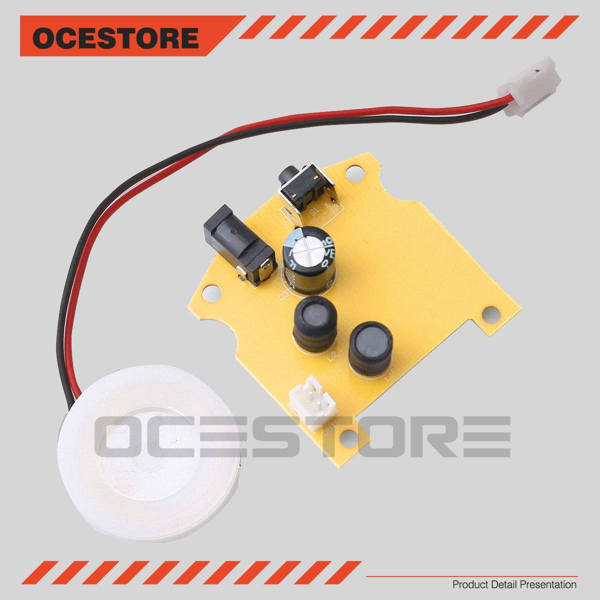 Ocestore 2 Pack Dc 3.7V 12V D20Mm 113Khz Ultrasonic Mist Maker Atomization Maker Module Diy Humidifier With Pcb Module