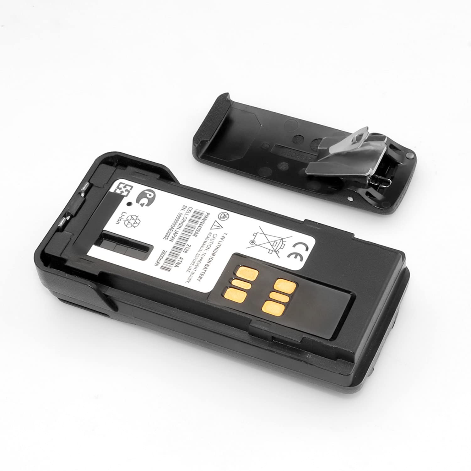 Pmnn4409 Replacement Battery [Upgraded] For Motorola Mototrbo Pmnn4491 Pmnn4491A Pmnn4491B Pmnn4448Ar Pmnn4409Ar Nntn8560A Pmnn4