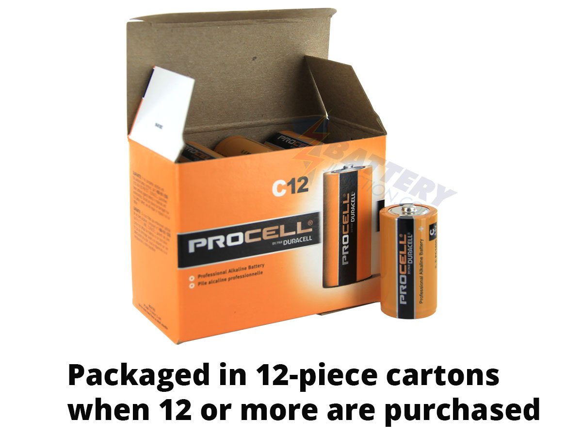 Duracell Procell C 12 Pack Pc1400