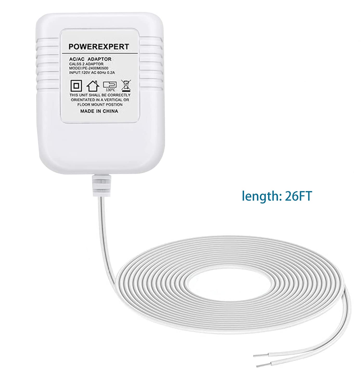 24Volt Transformer C Wire Adapter For Thermostat And All Versions Of Ring Doorbell, Compatible With Nest, Ecobee, Honeywell, Sen