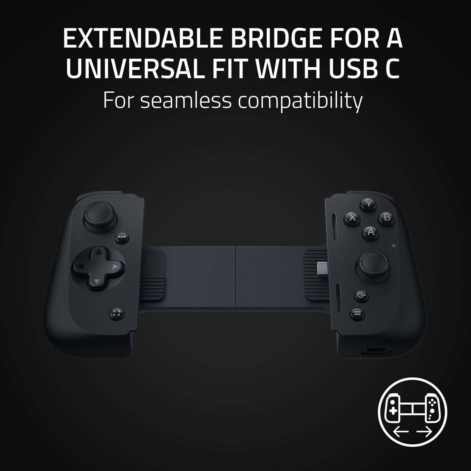 Razer Kishi V2 Gaming Controller For Android & Iphone 15 Series (Usb C): Console Quality Controls - Stream Pc, Xbox, Playstation