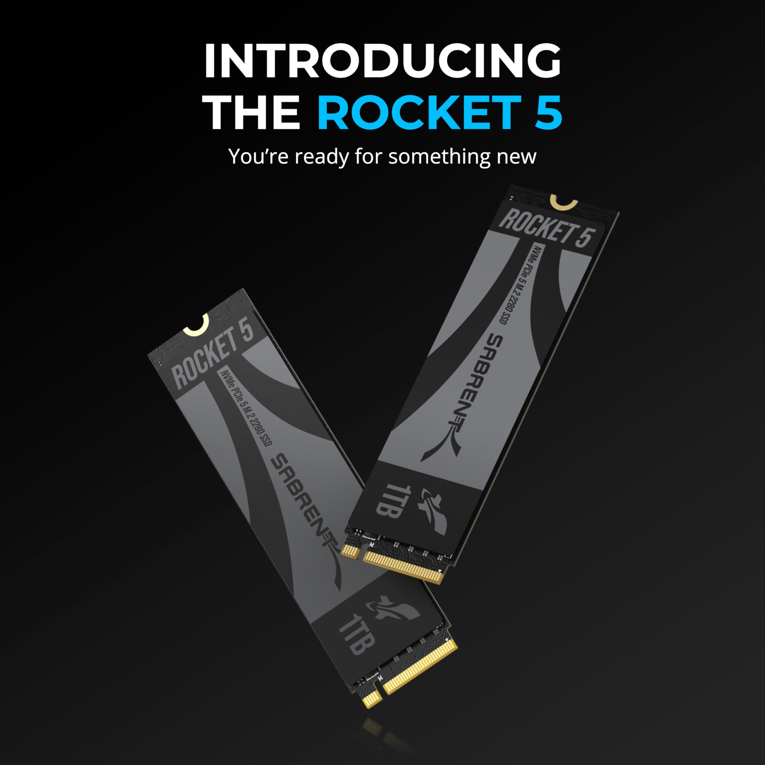 Sabrent Rocket 5 1Tb Advanced Performance Internal M.2 Pcie Gen 5 14Gb/S X4 Nvme Ssd (Sb Rkt5 1Tb)