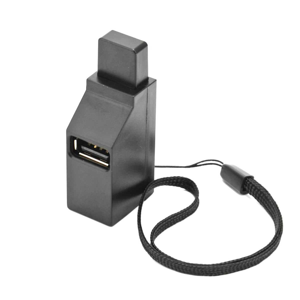 Ayecehi Mini Usb Hub, 3 Port 3.0 Usb Hub High Speed Splitter Plug And Play, Usb Splitter Adapter Portable For Pc, Laptop   Black