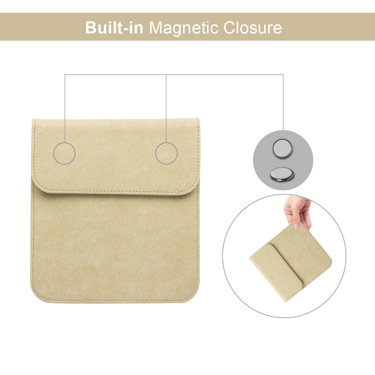 Walnew 7'' Kindle Sleeve For Kindle Oasis   Protective Insert Sleeve Case Cover Bag Fits Kindle Oasis 10Th Generation 2019 / 9Th