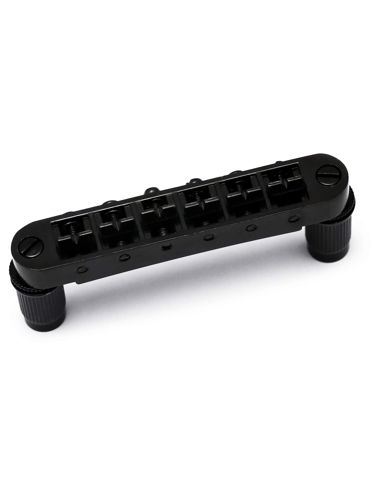 Metallor Tune O Matic Electric Guitar Bridge For Sg Les Paul Lp Style Guitar Parts Replacement. (Black)