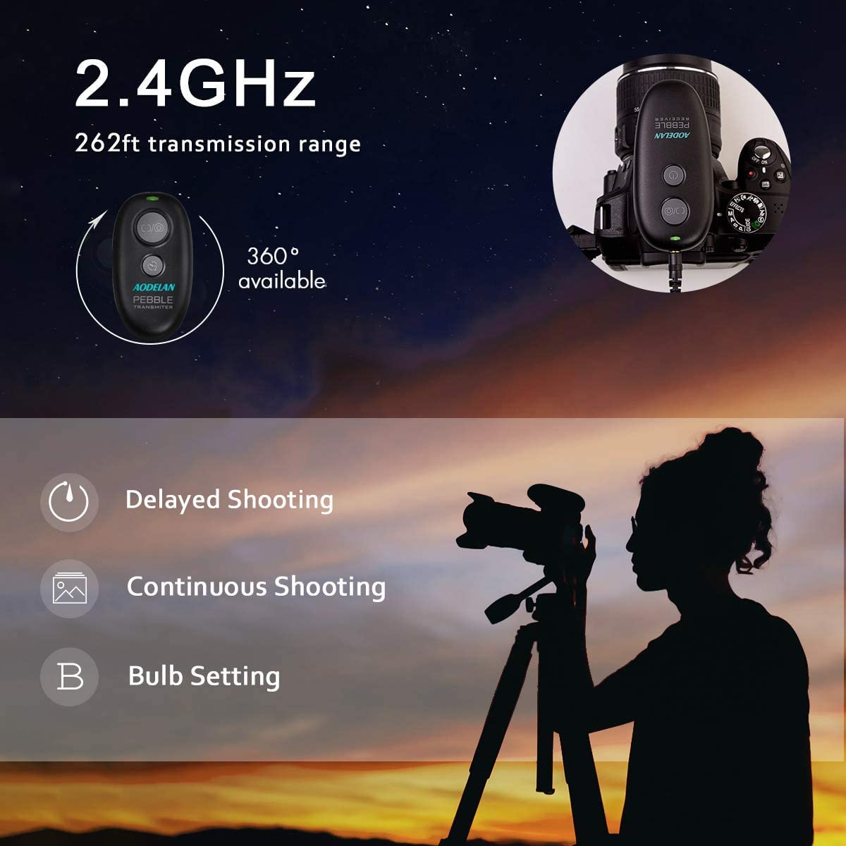 Camera Wireless Shutter Release Remote Control For Canon Eos R5 C, R3, R6, 5D, For Fujifilm Gfx 50S Ii, For Olympus E M1 Mark Ii