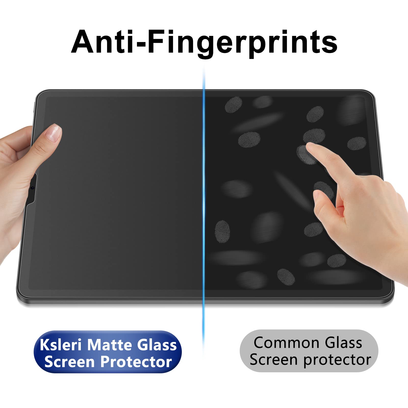 Ksleri [2 Pack Matte Glass Screen Protector For Ipad Air 5/Ipad Air 4Th Generation 10.9 Inch Bubble Free Anti Glare Anti Fingerp