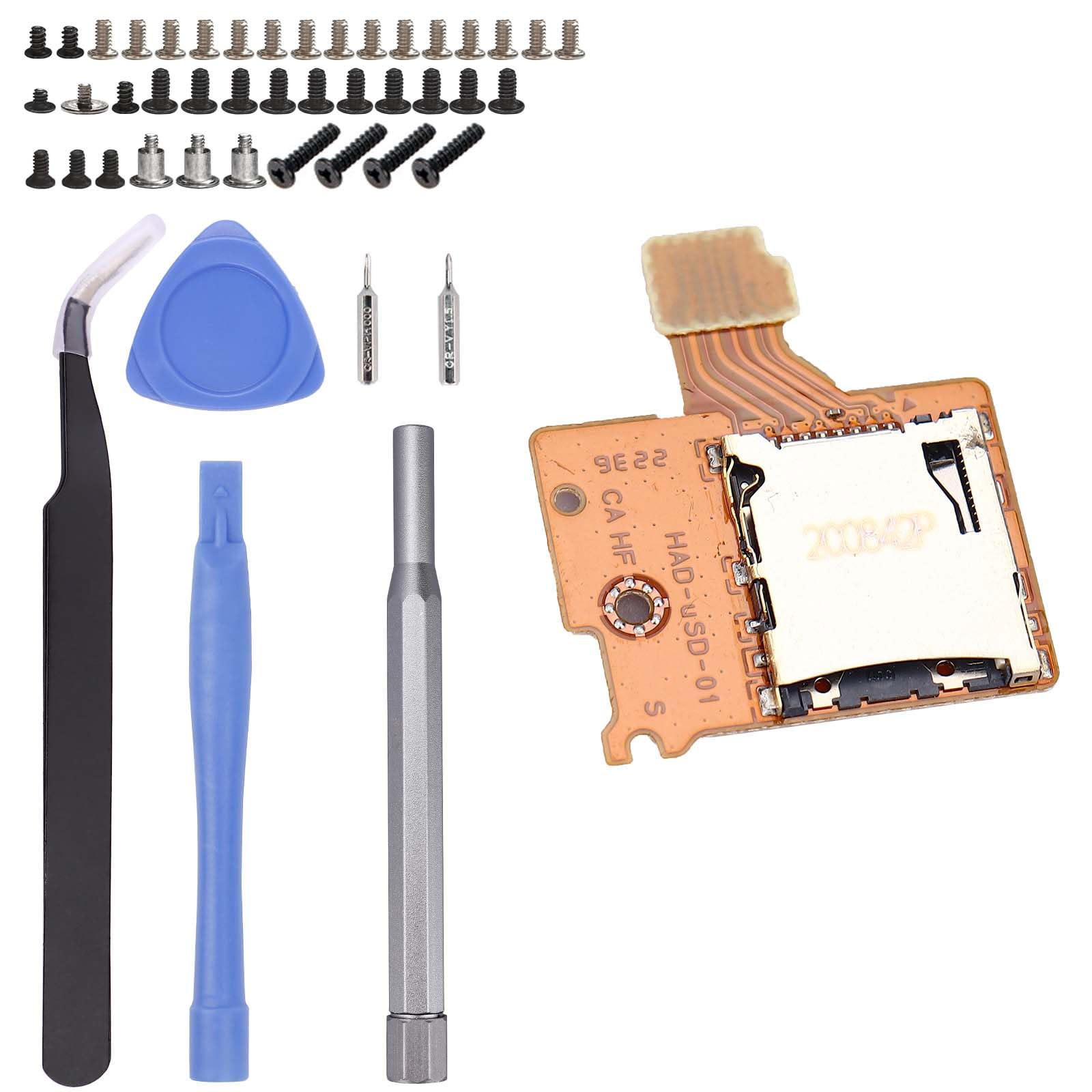 Ikpek 1 Pack Micro Sd Card Reader Replacement For Nintendo Switch Hac Sd 01, Tf Memory Card Slot Socket Reader Board Replacement