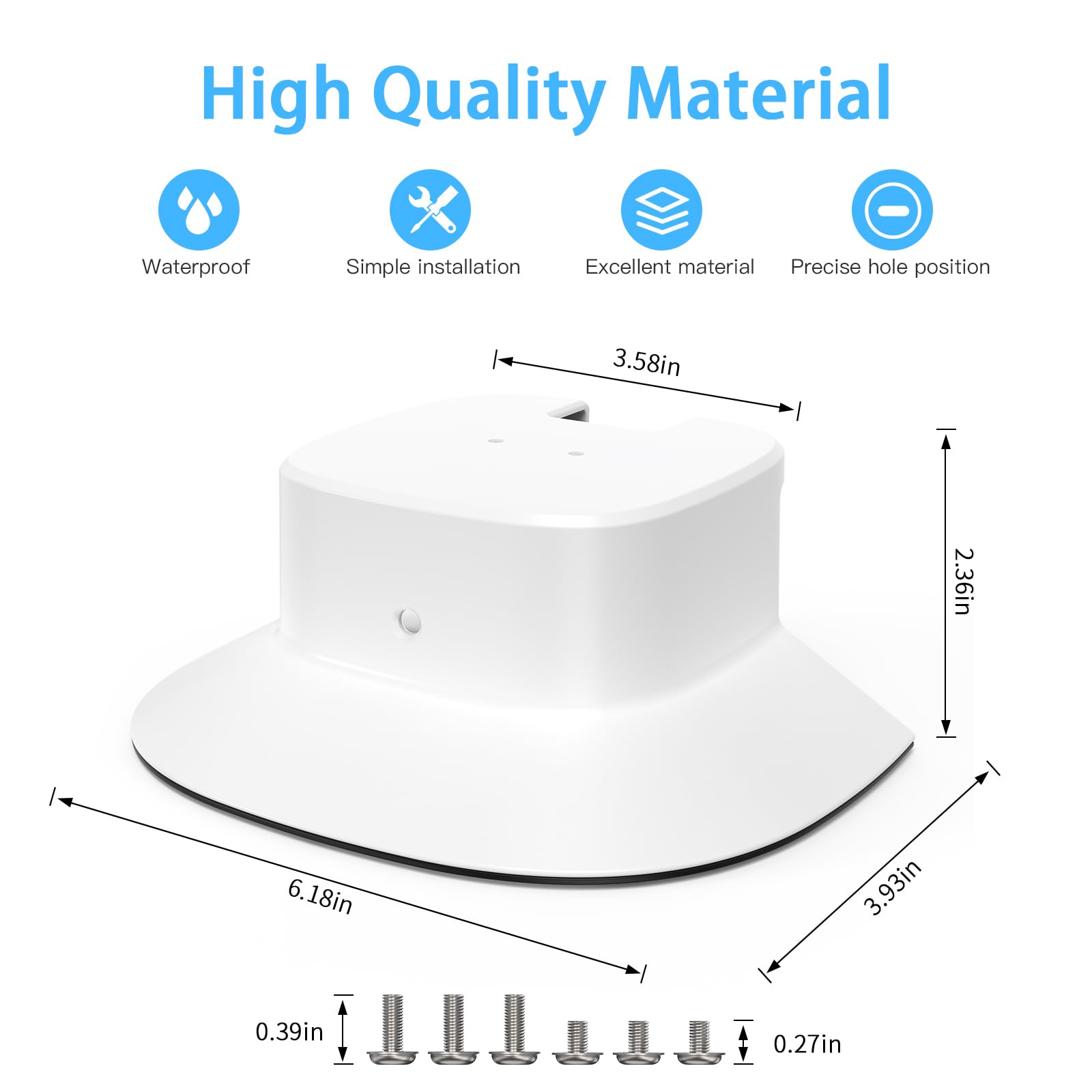 Koroao Rain Shade Cover Compatible With Eufy Security Solocam S340, Solar Security Camera