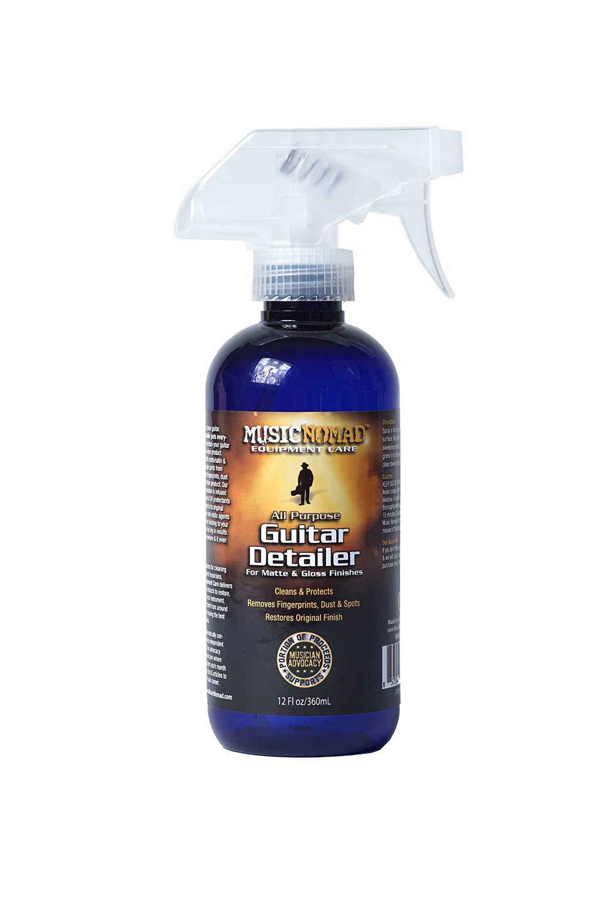 Musicnomad Mn152 Premium Guitar Detailer For Matte And Gloss Finishes 12Oz