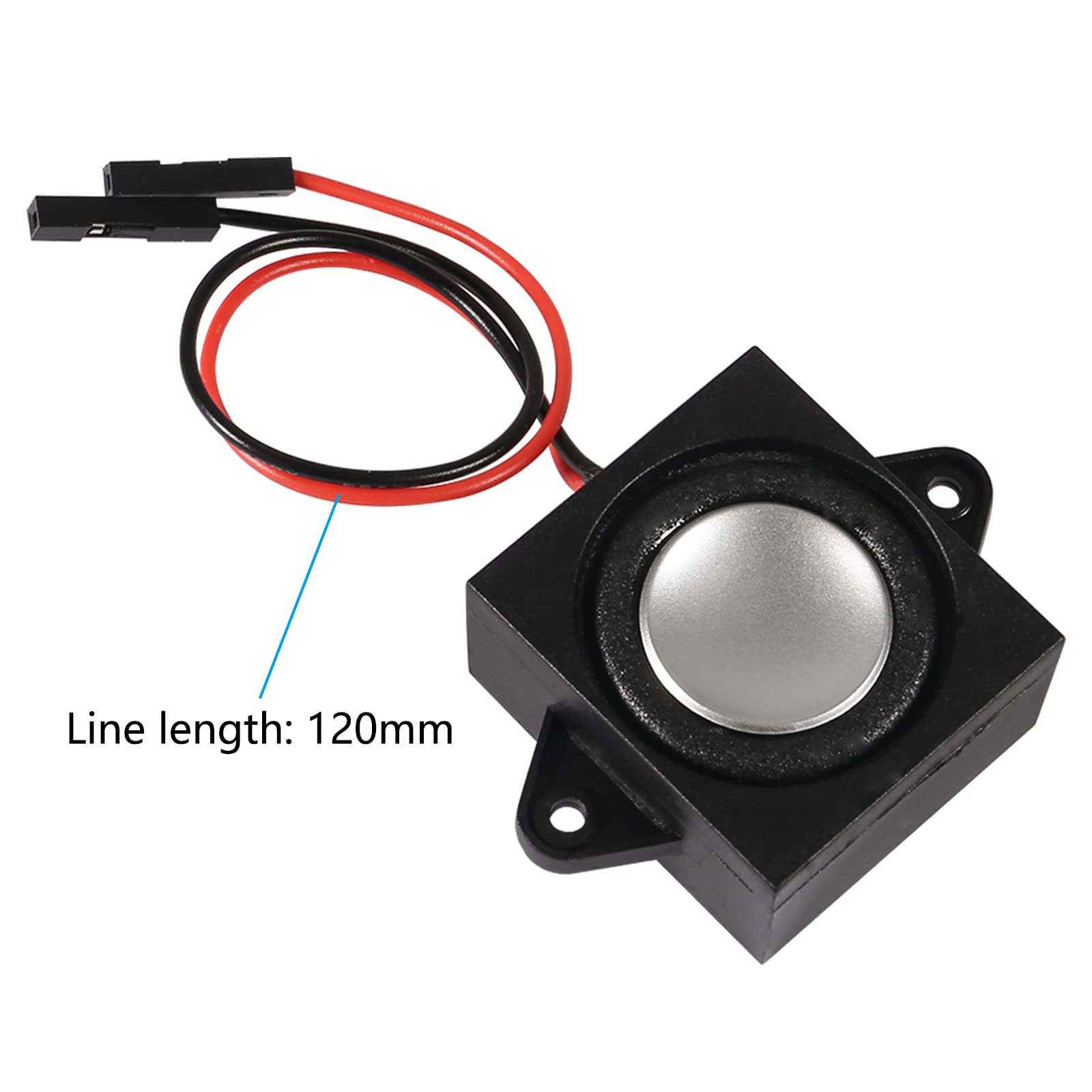 Dweii 4Pcs 3 Watt 8 Ohm Single Cavity Mini Speaker Full Range Cavity Mobile Portable Advertising Machine Speaker Connector Separ