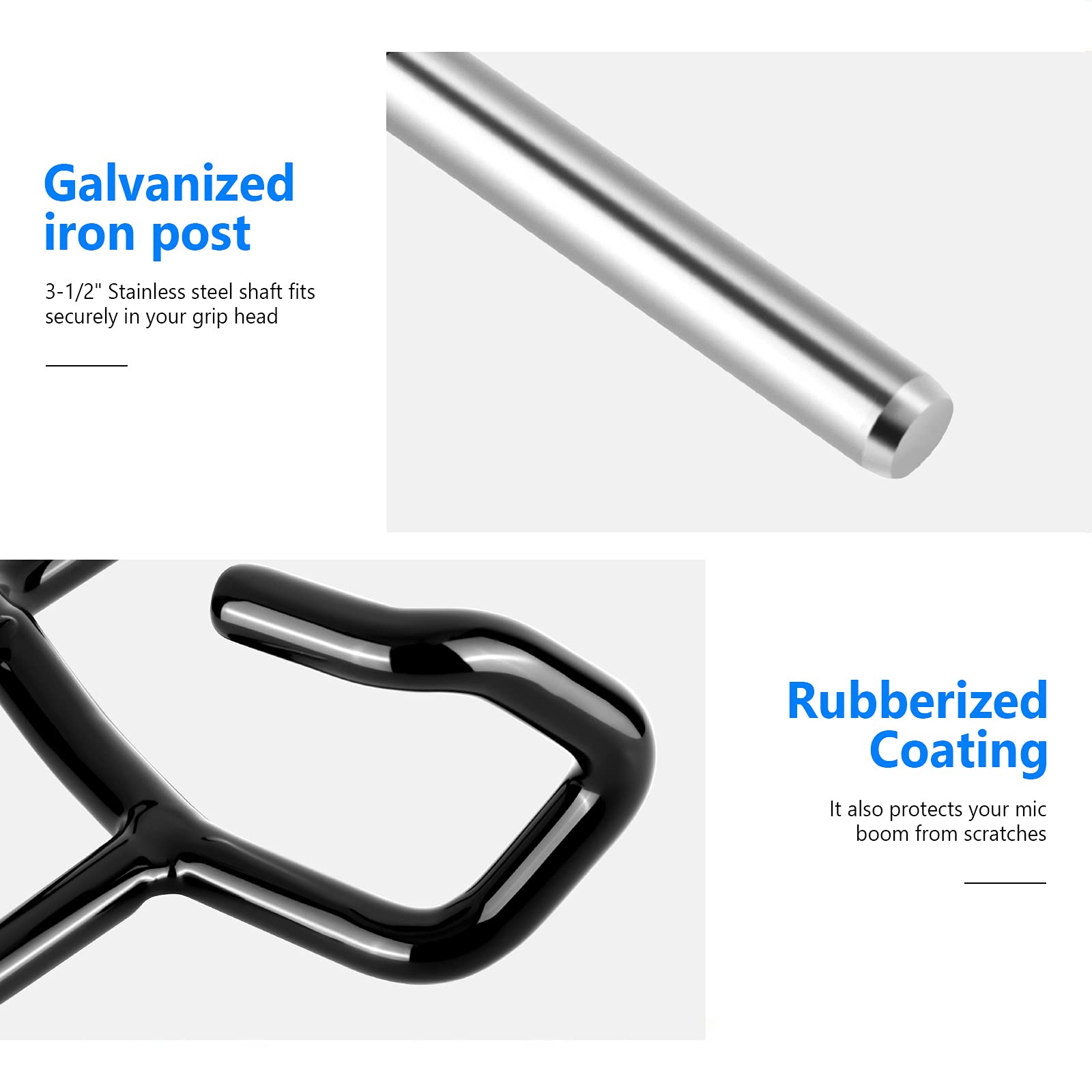 Neewer Metal Microphone Boom Support Holder For C Stands And Mic Stands, Black