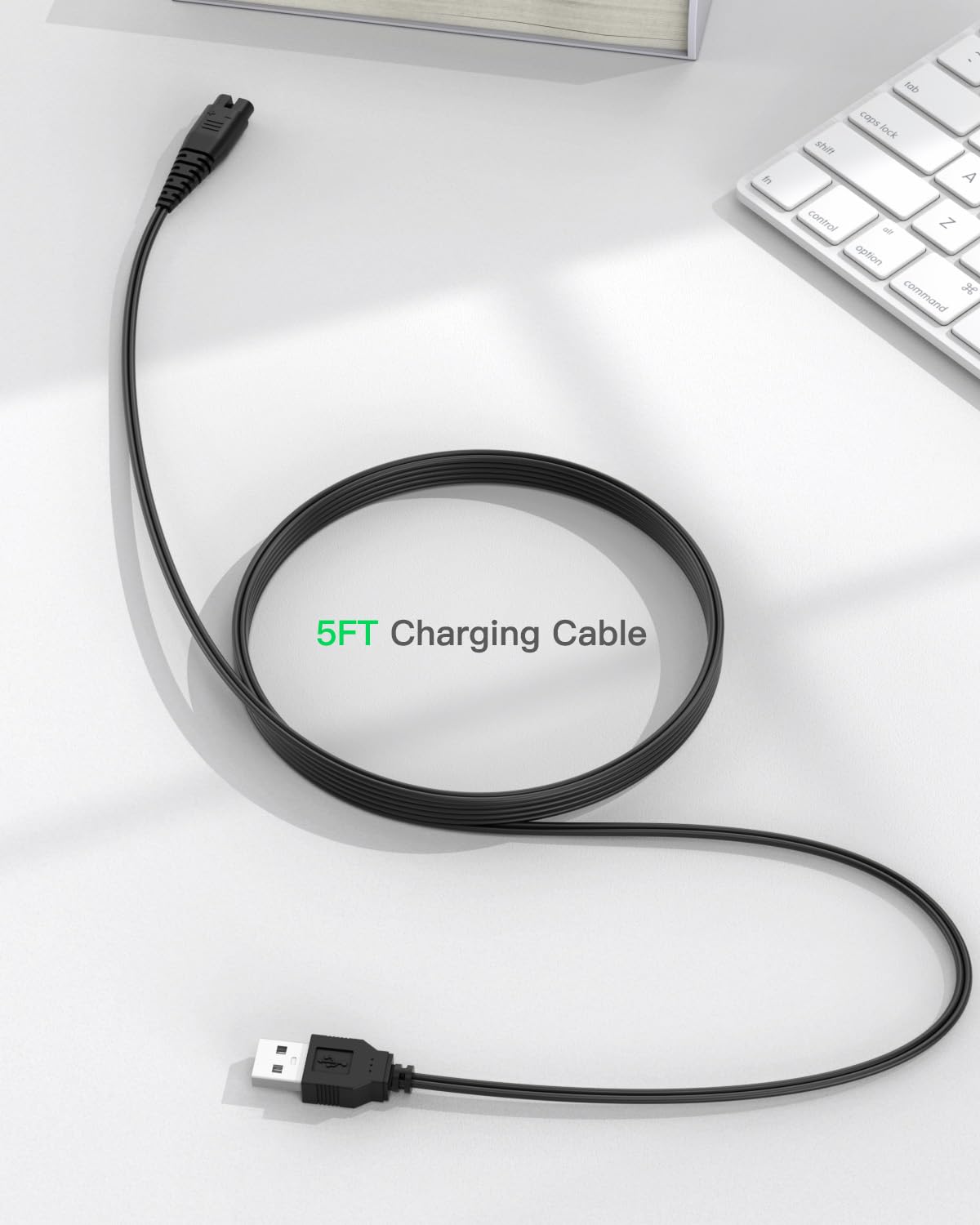 Superer USB Charger Cable for Hatteker Trimmers - Thumbnail 2