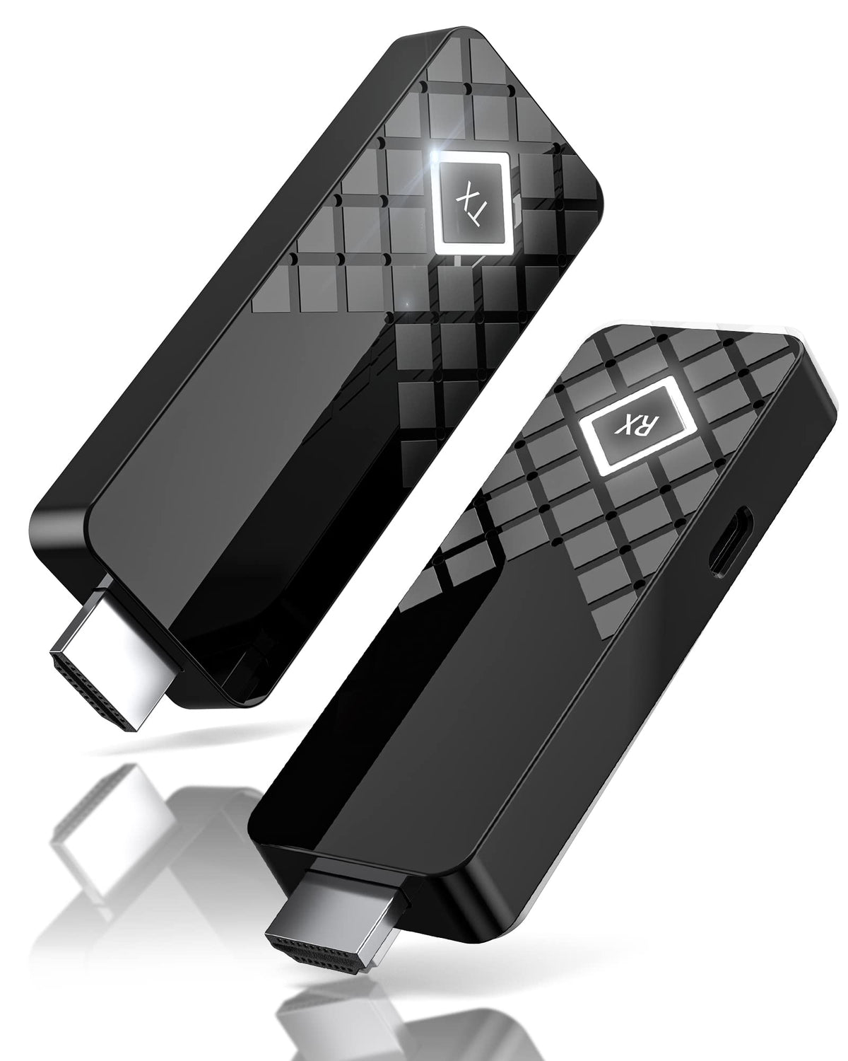 Mpiolife Wireless Hdmi Transmitter And Receiver, 165Ft/50M Long Distance Transmission, Hdmi Wireless Display Adapter, Truly Plug&Play For Streaming Video/Audio From Laptop/Pc To Tv/Projector/Monitor