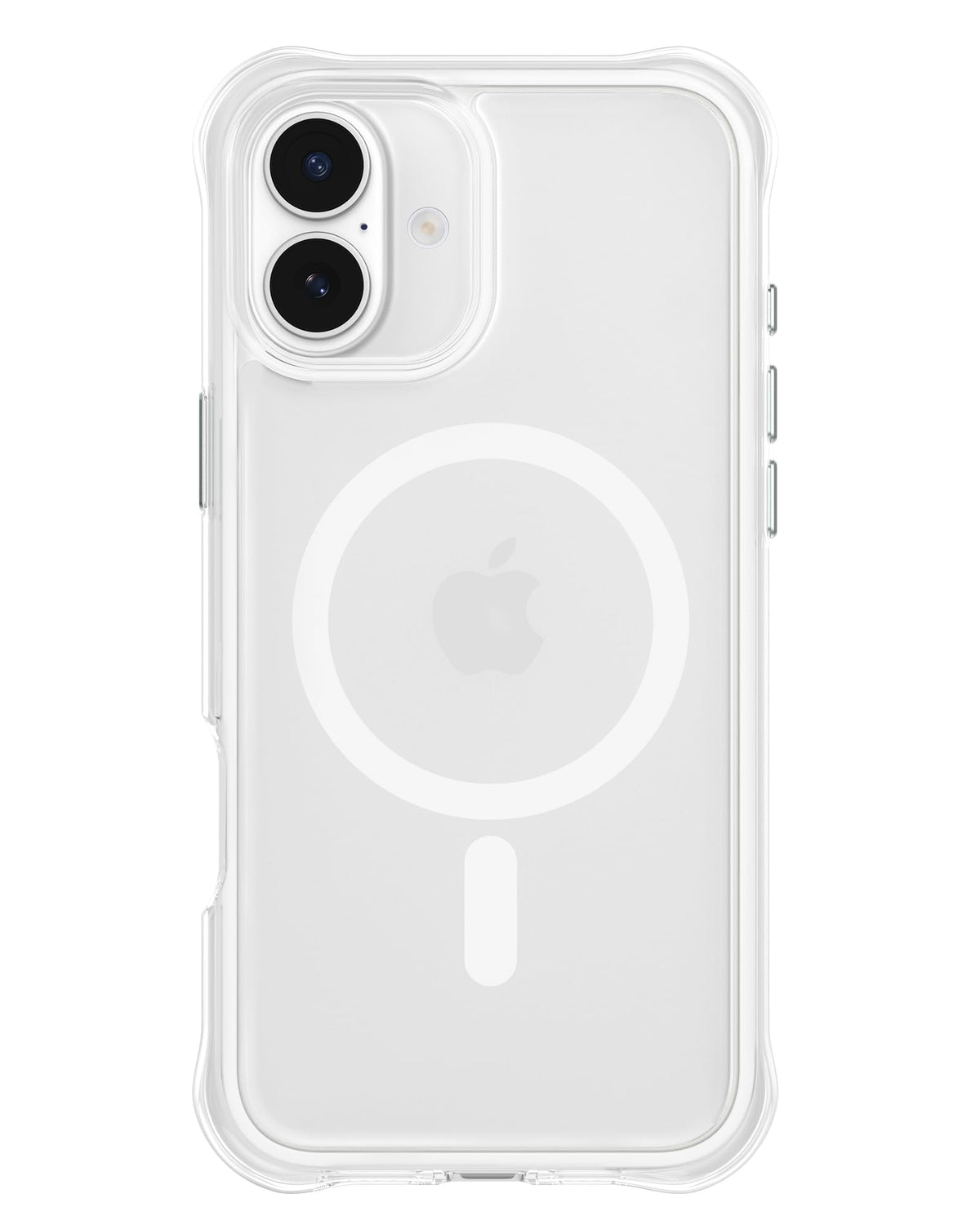 Ornarto Air Case For Iphone 16 Plus Clear, Compatible With Magsafe, Military-Grade Drop Protection Cover With Built-In Air-White