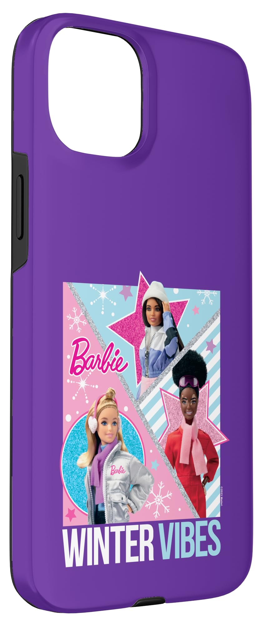 Iphone 15 Plus Barbie   Winter Vibes Case
