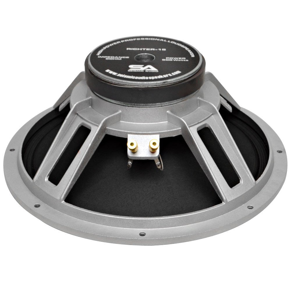 Seismic Audio - Richter 15 - 15 Pa/Dj Raw Replacement Woofer Or Speaker 500 Watts