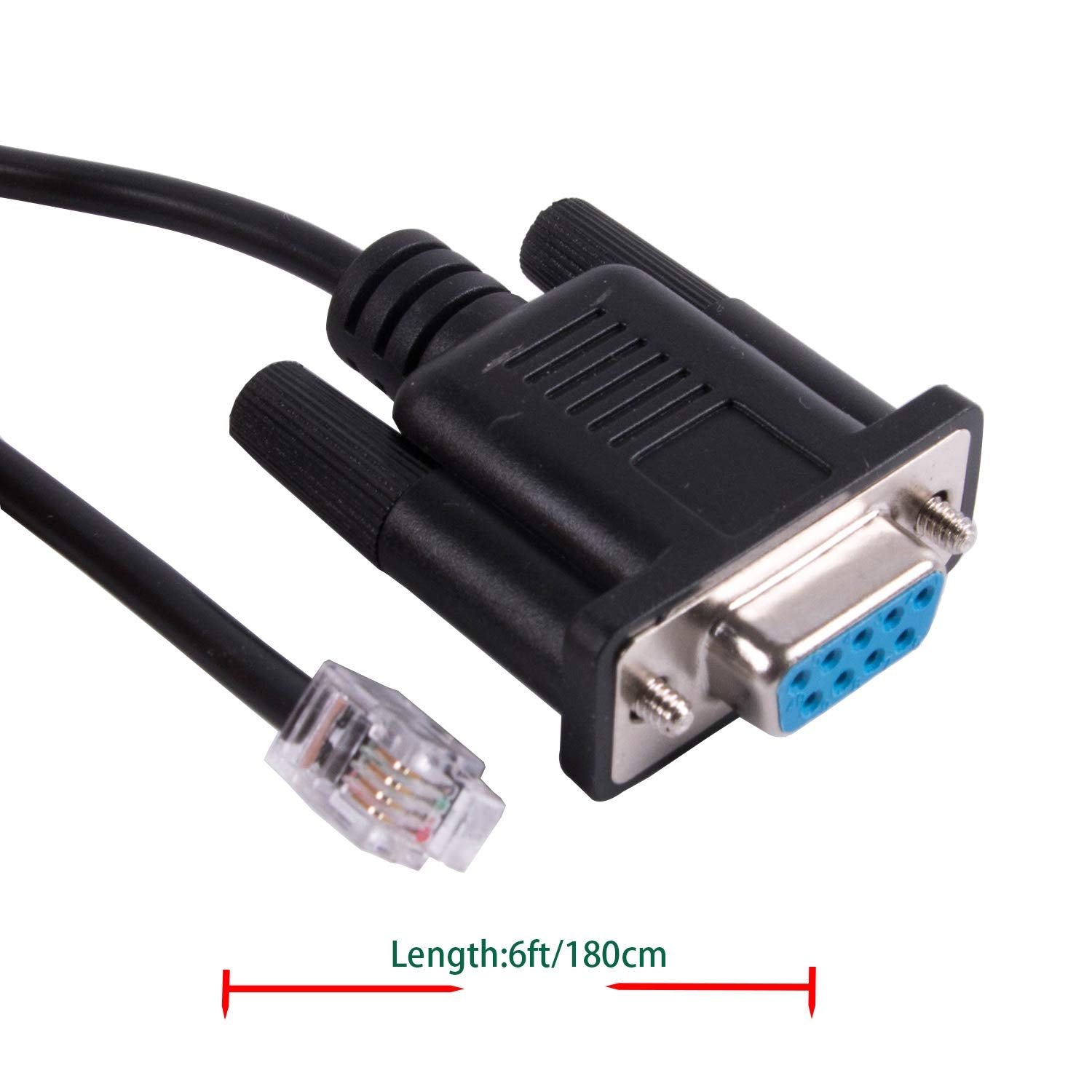 Suamdoen Db9 To Rj9 4P4C Rs232 Serial Cable For Servotronix C7 Servo Cdhd 006 4D5 008