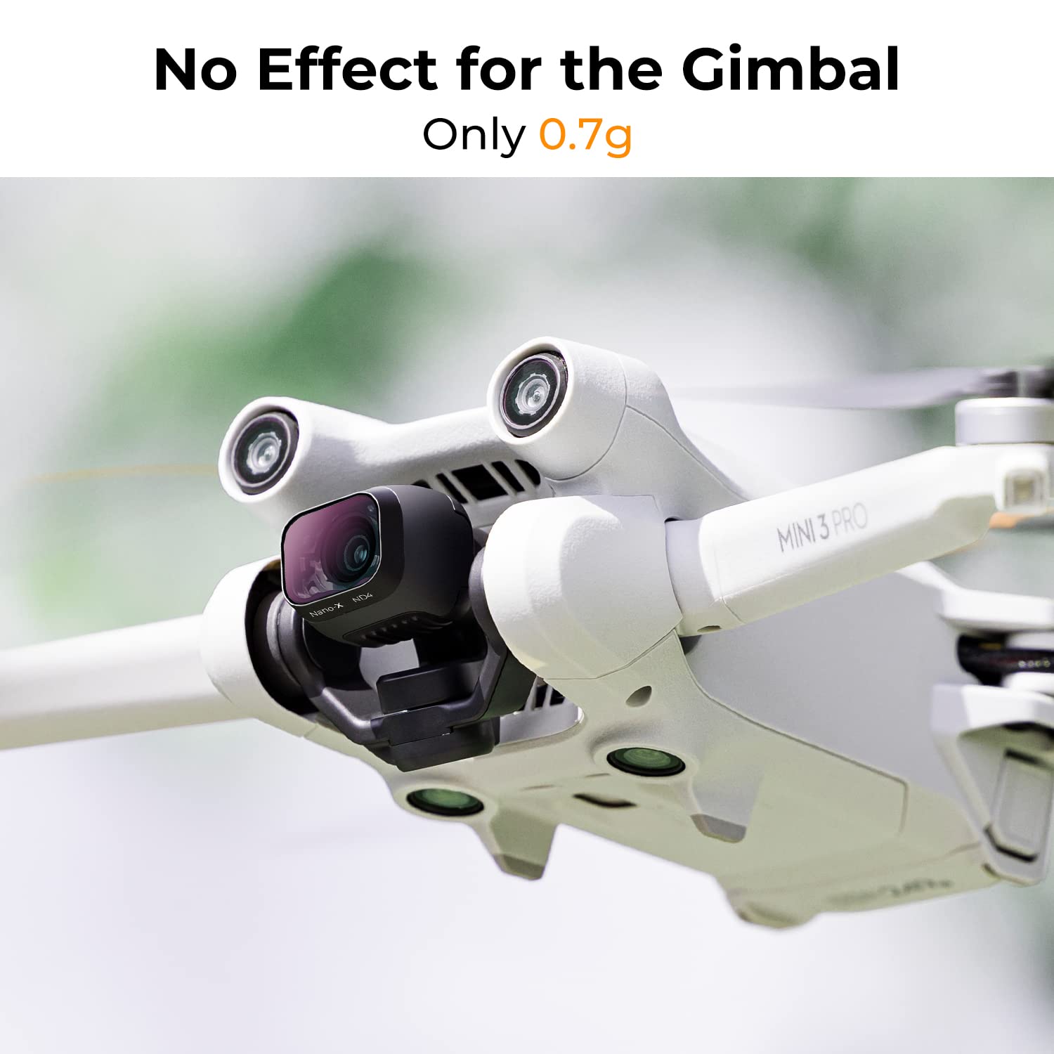 K&F Concept Mini 3/Mini 3 Pro Nd4 (2 Stop) Lens Filter, 28 Multi Coated Neutral Density Filter Compatible With Dji Mini 3/Mini 3