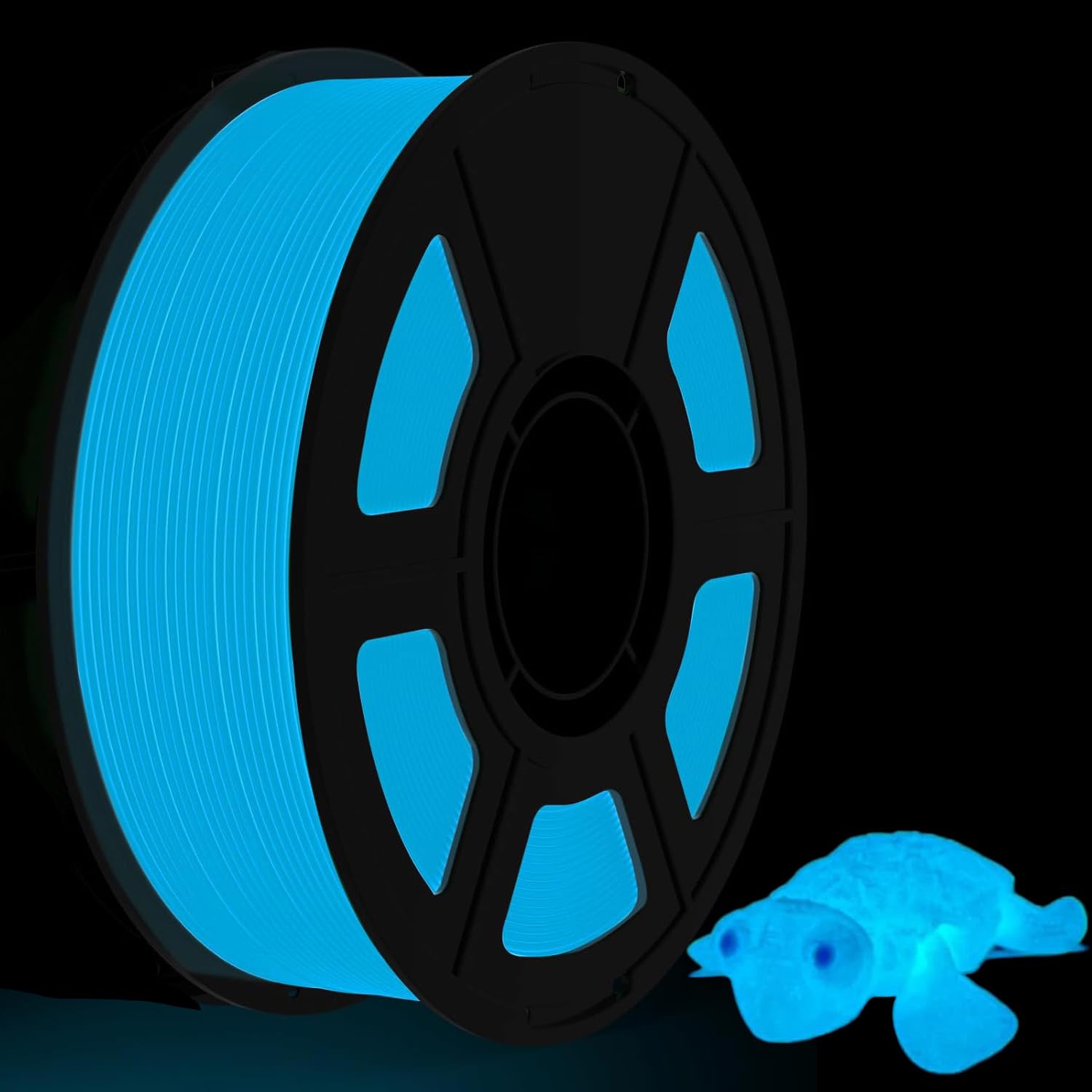 Glow in The Dark PLA 3D Printer Filament 1.75mm Filajoy3D 3D Printing Filament Dimensional Accuracy +/- 0.03mm for Most FDM 3D P