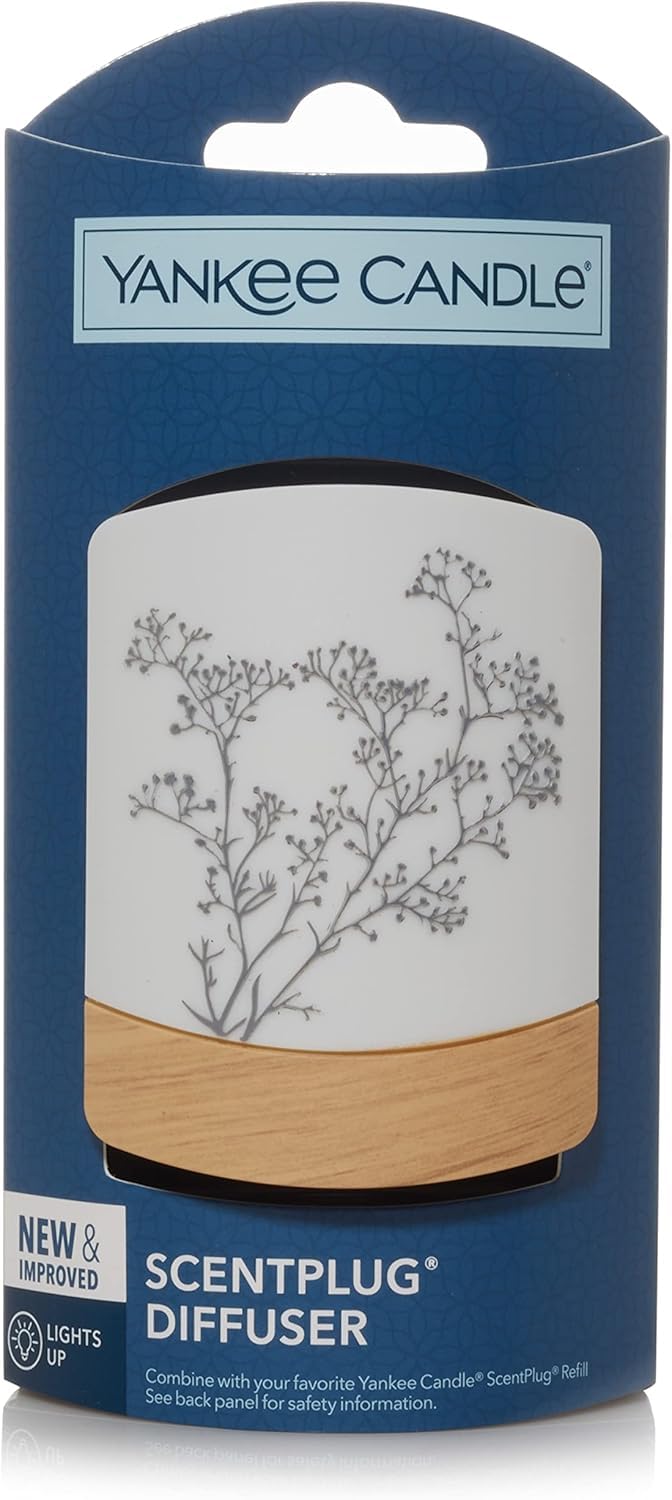 Yankee Candle Springtime Variety Pack - Scent Plug Diffuser Simplicity with Light, Scent Plug Refill Lilac Blossoms and Lemon La