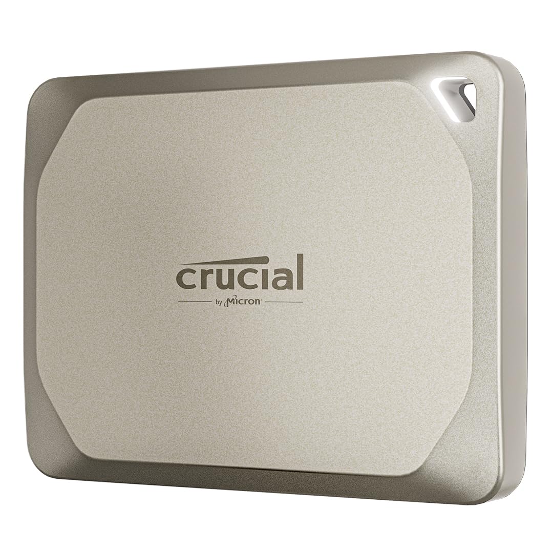 Crucial X9 Pro for Mac 2TB Portable SSD - Up to 1050MB/s Read and Write - Mac Ready, with Mylio Photos+ Offer - USB 3.2 External