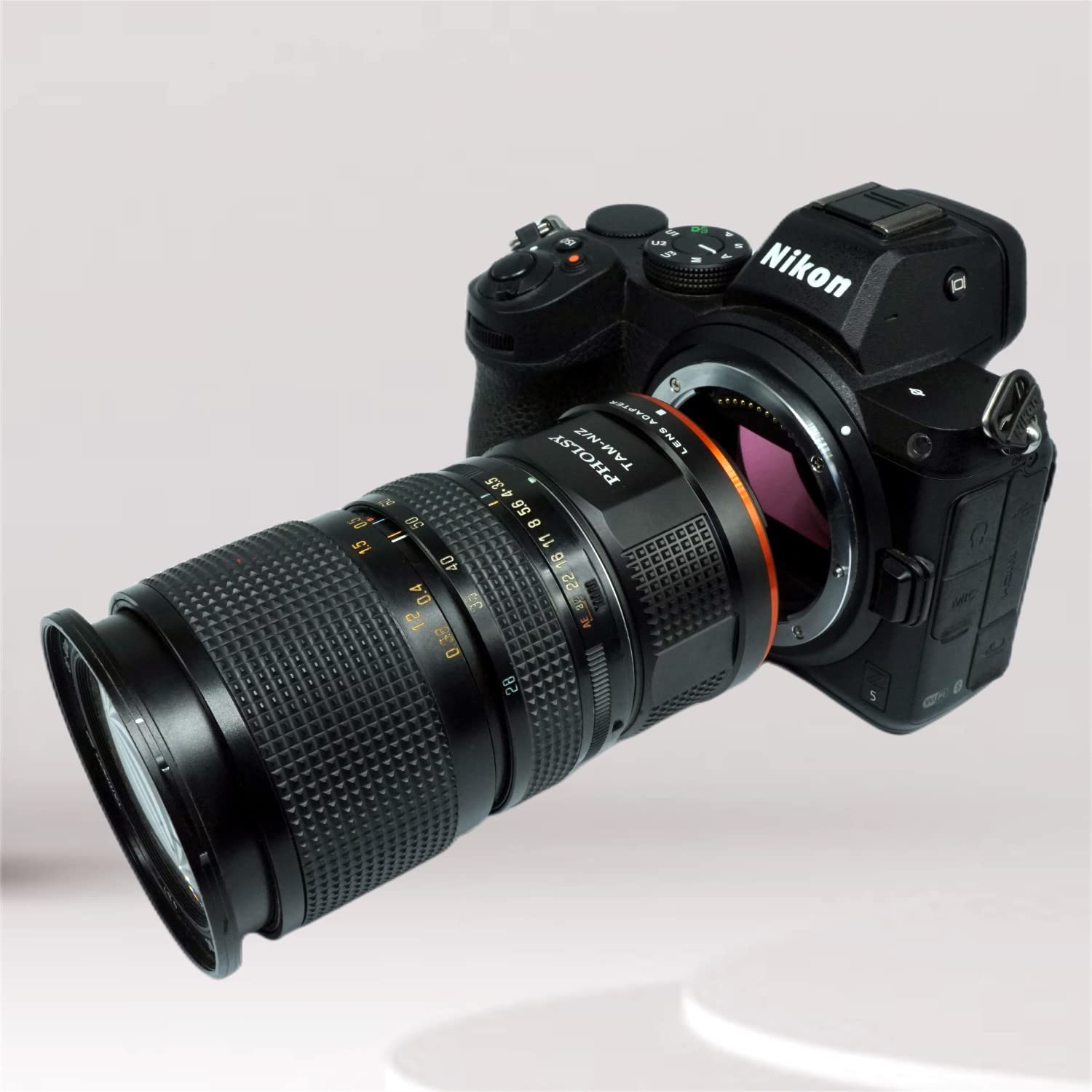 Pholsy Lens Adapter Compatible With Tamron Adaptall 2 Lens To Nikon Z Mount Camera Body Compatible With Nikon Z Fc, Z30, Z9, Z8,