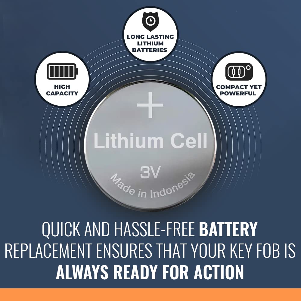 Rome Tech Car Key Fob Cr2032 Batteries Replacement Compatible With Lexus Es 350 2013 2021, Lexus Nx 200T 2015 2021, Rc 350 2015