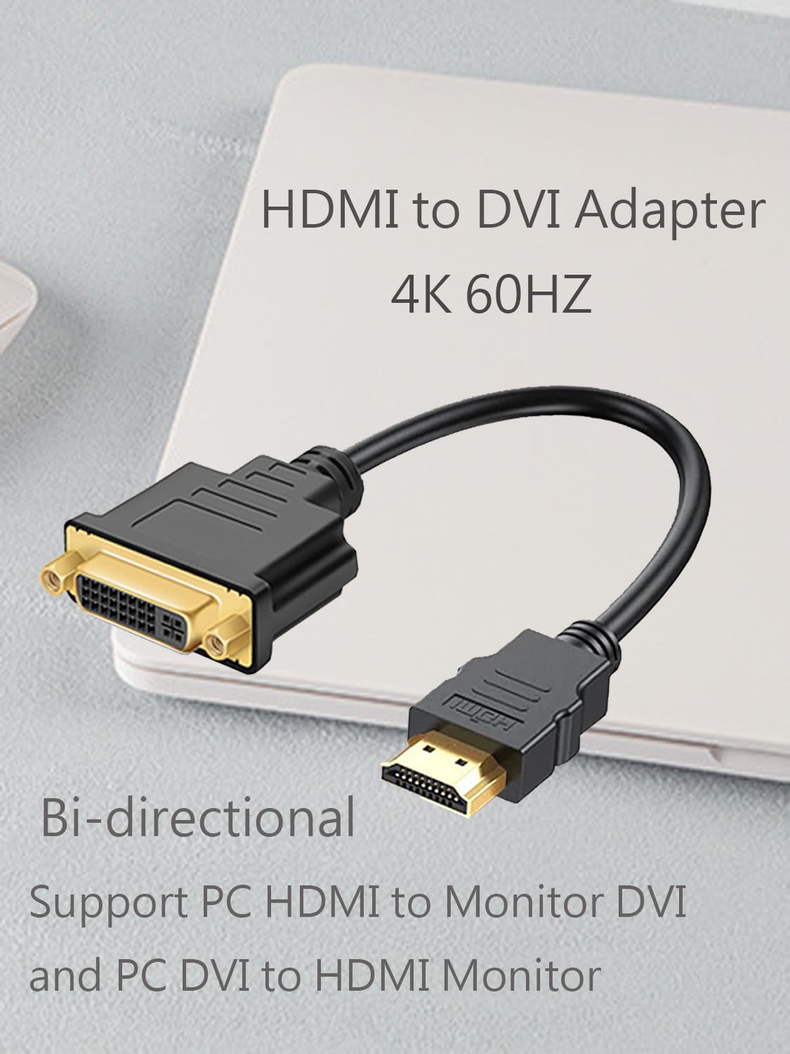 Anbear Hdmi To Dvi Cable, Bi Directional Hdmi Male To Dvi D(24+1) Female Adapter, 4K Dvi To Hdmi Conveter (10 Pack, Dvi D)