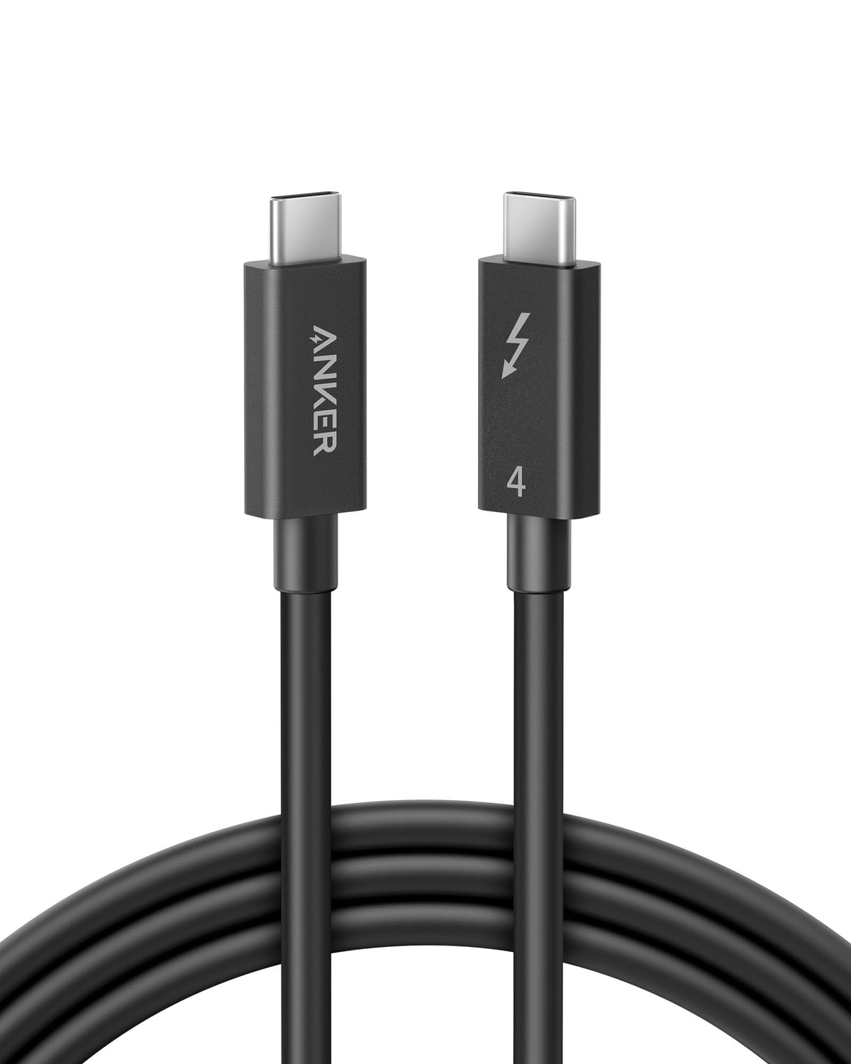Anker Thunderbolt 4 Certified Cable, 6.6 Ft Usb C To Usb C Cable With 100W Charging, Supports 8K Display And 40 Gbps Data Transf