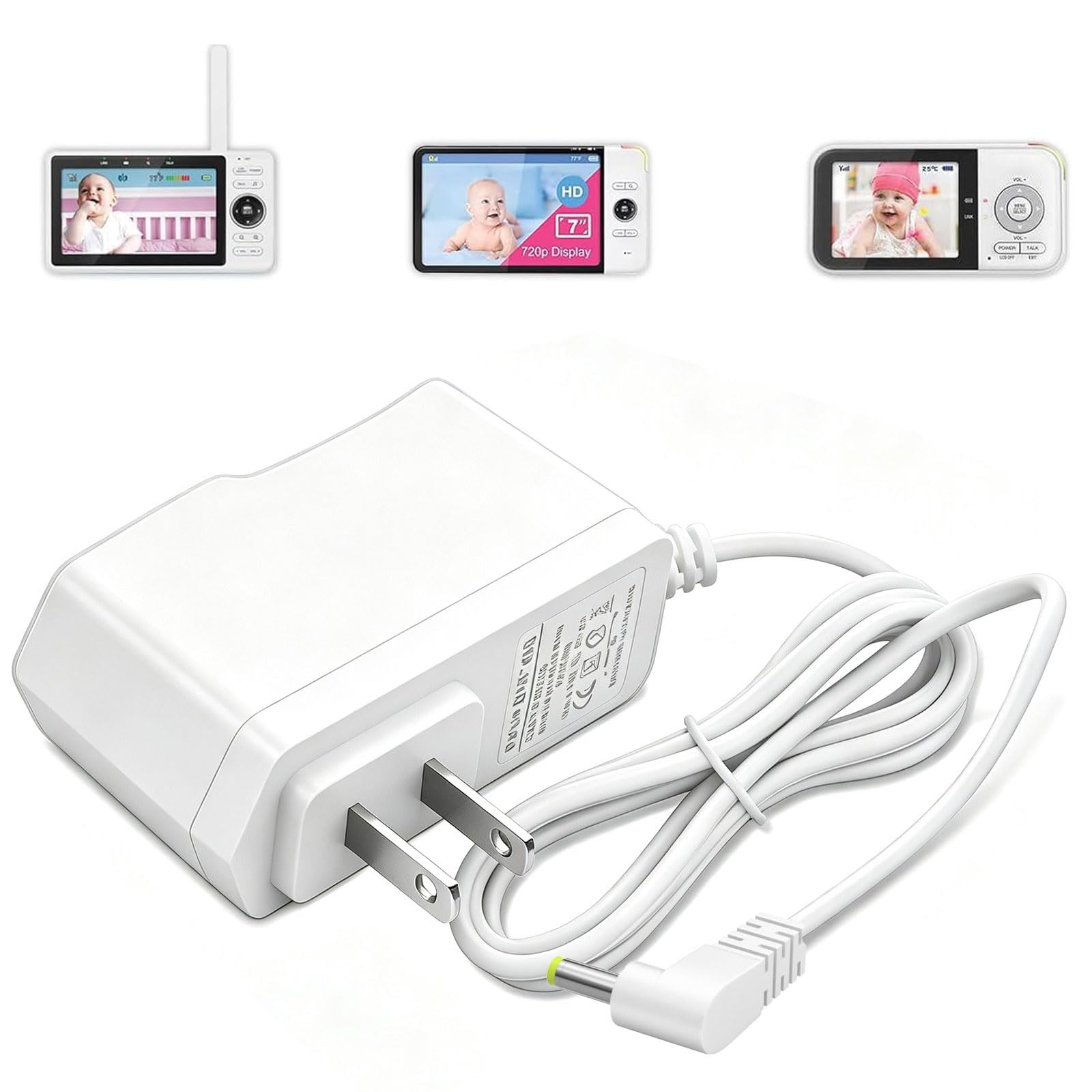 5V Charger Power Cord for VTech VM901 VM919HD VM9192HD VM819 VM8192 PU Baby Monitor Handheld Screen Parent Unit,20FT Extra Lon