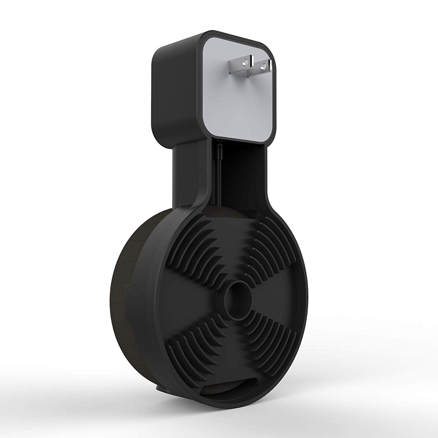Suixing Outlet Wall Mount Holder Hanger For Echo Dot 3Rd Gen, A Space Saving With Cord Management For Smart Speakers Hide Messy